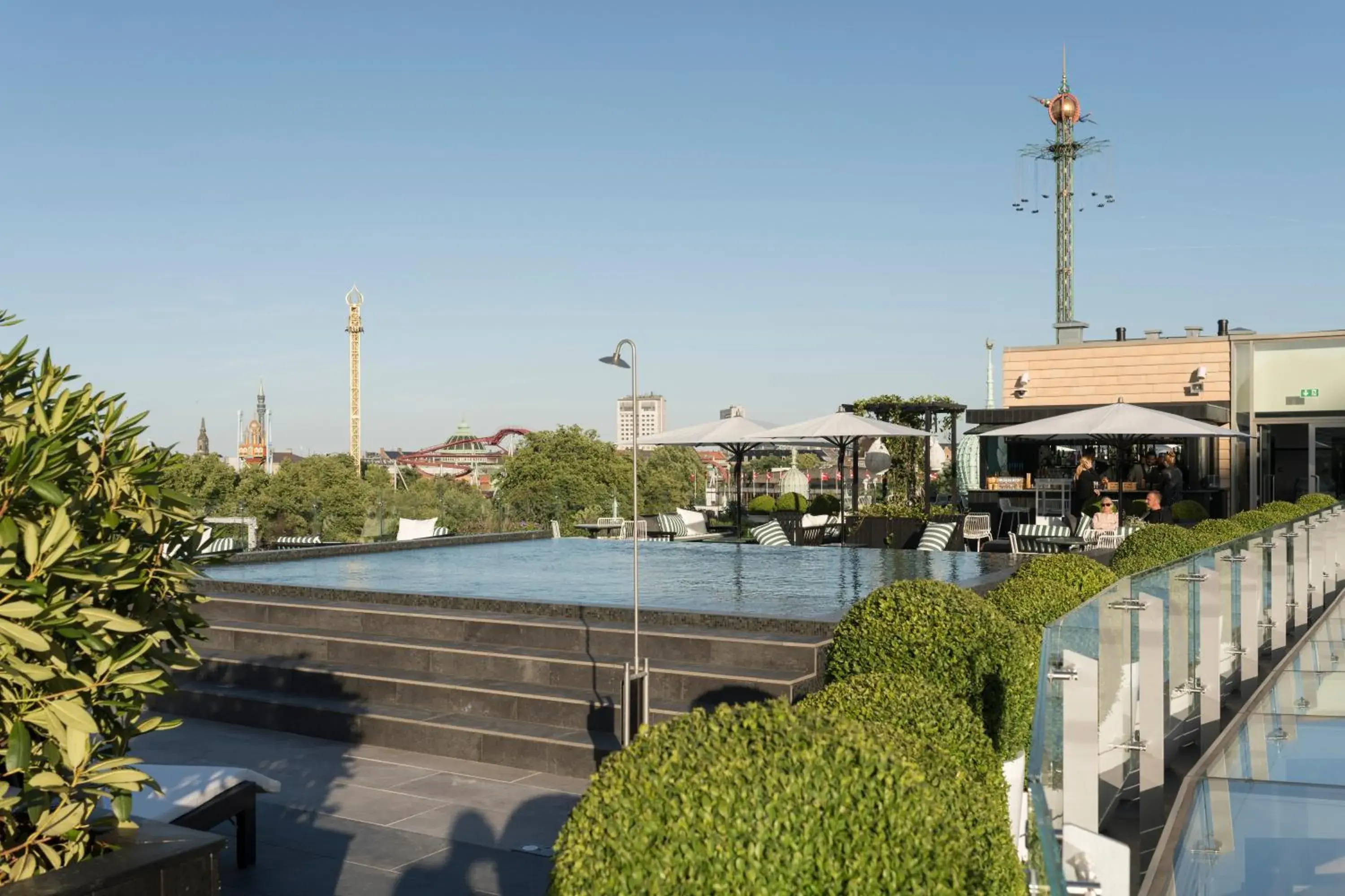 Pool view in Nimb Hotel Pool view in Nimb Hotel