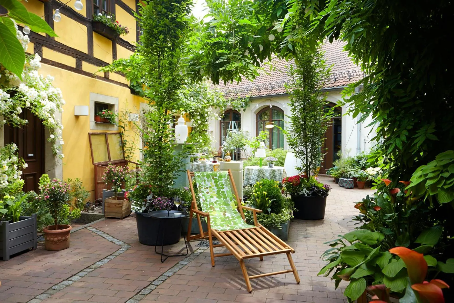 Patio in Fährhaus Meißen B&B
