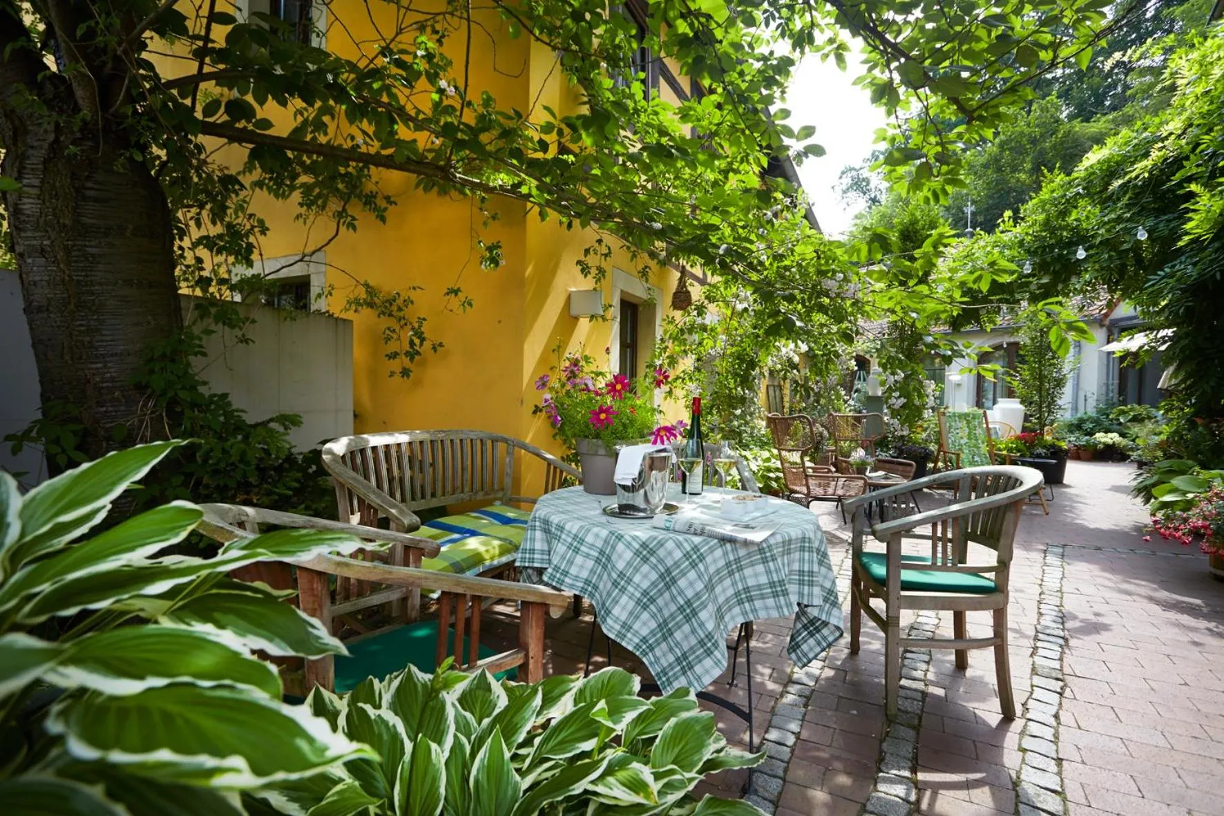 Patio in Fährhaus Meißen B&B