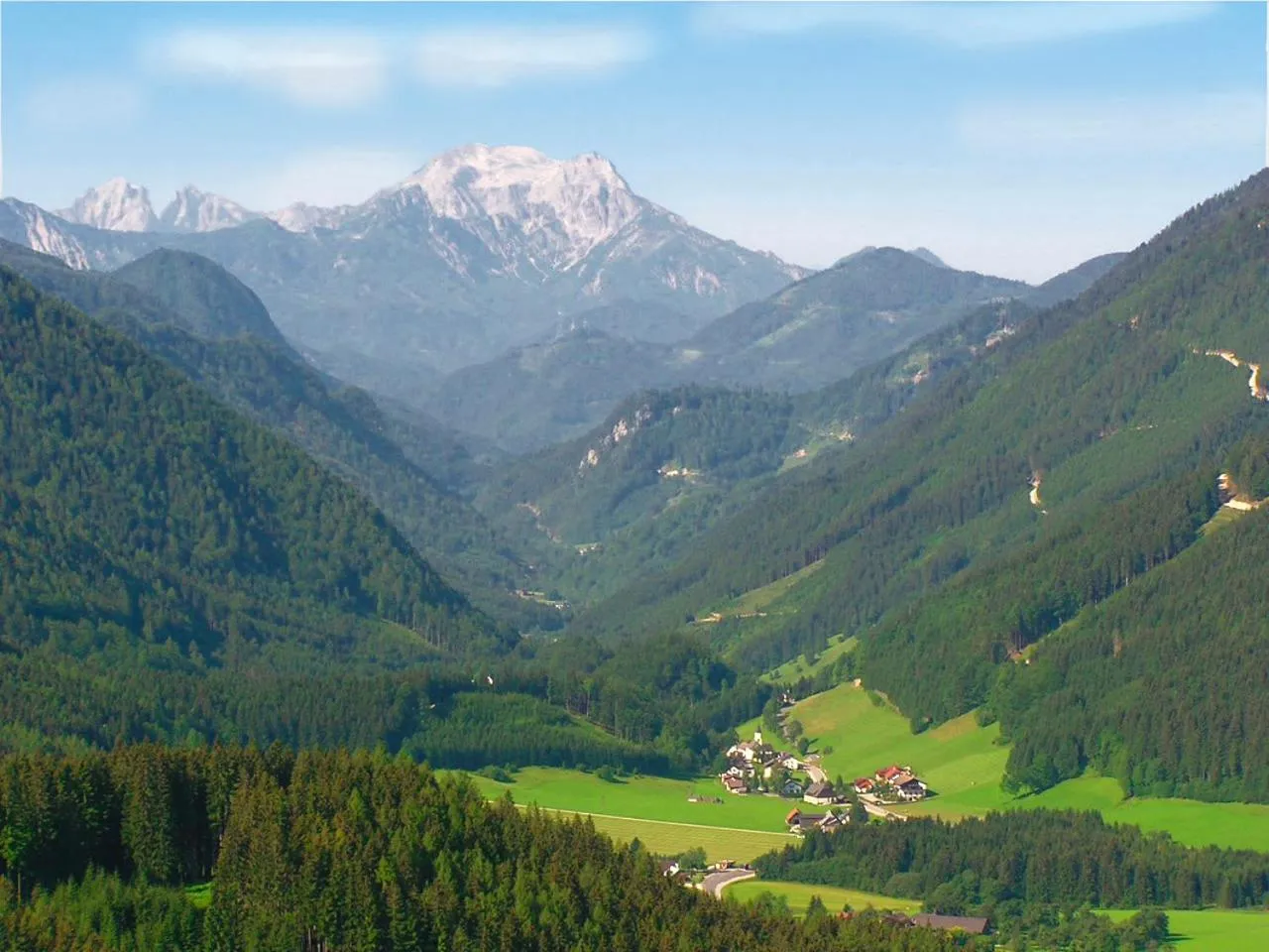 Natural landscape in Alpenhotel Ensmann