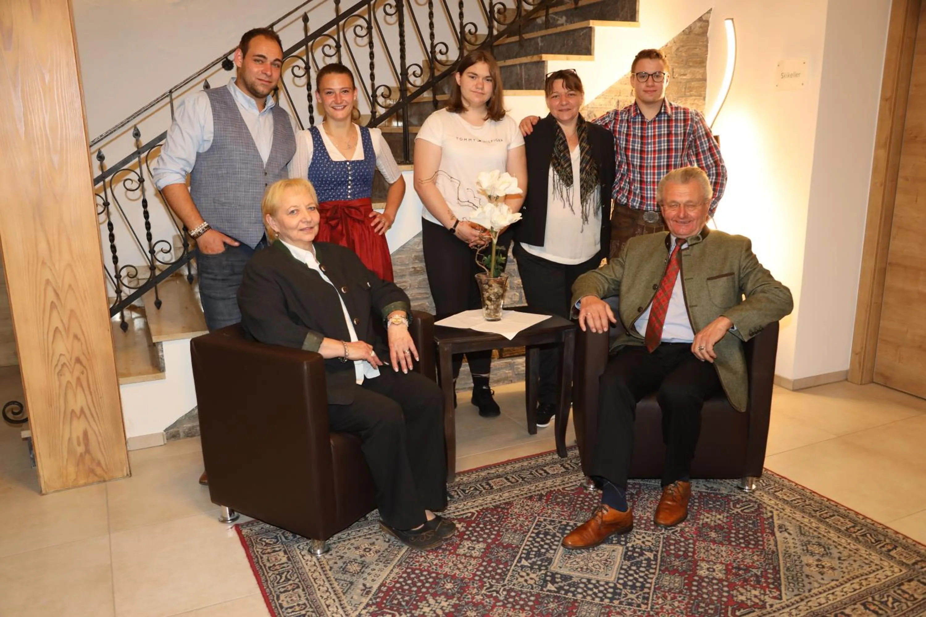 Family in Alpenhotel Ensmann