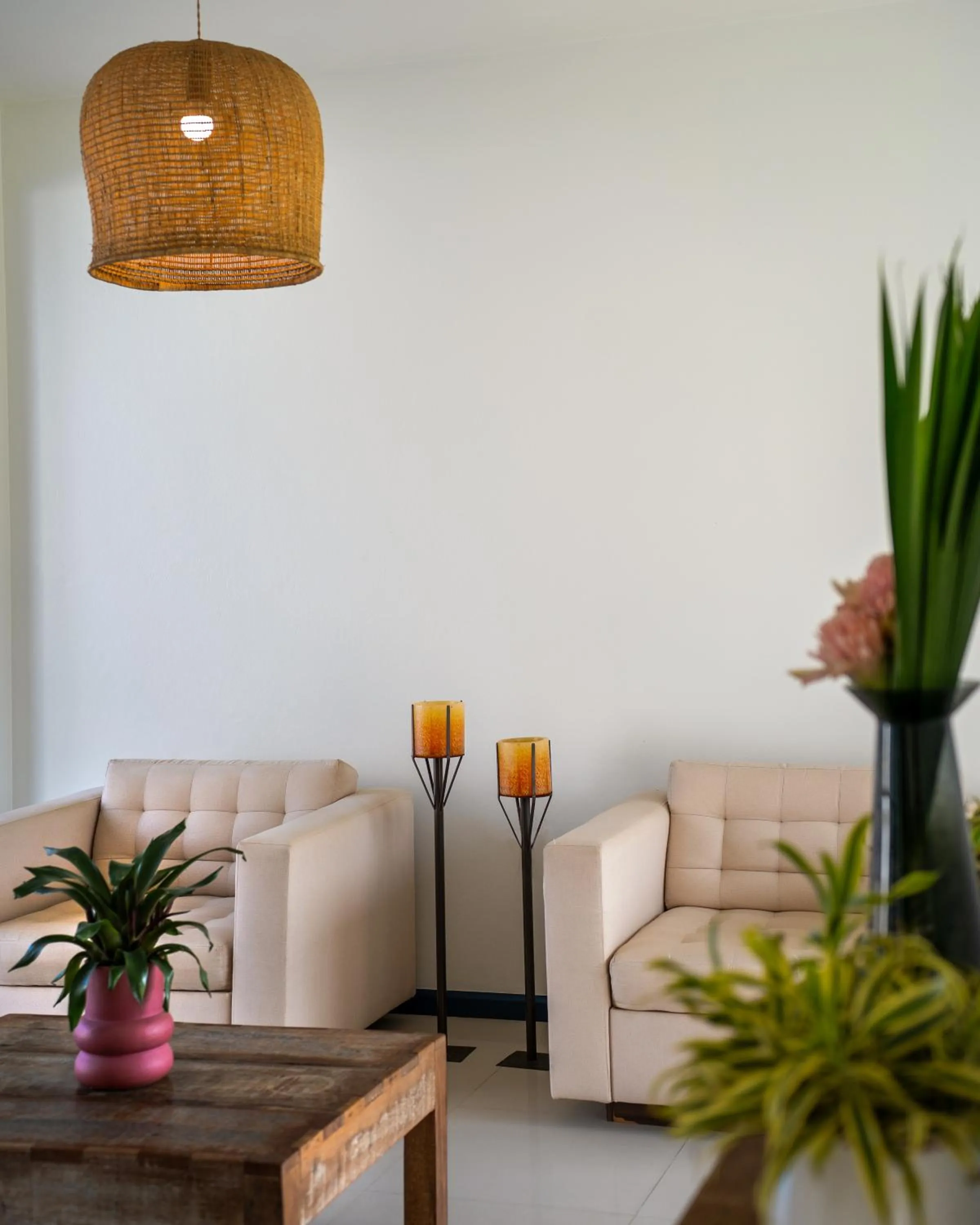Living room in Casa Poema Paraty