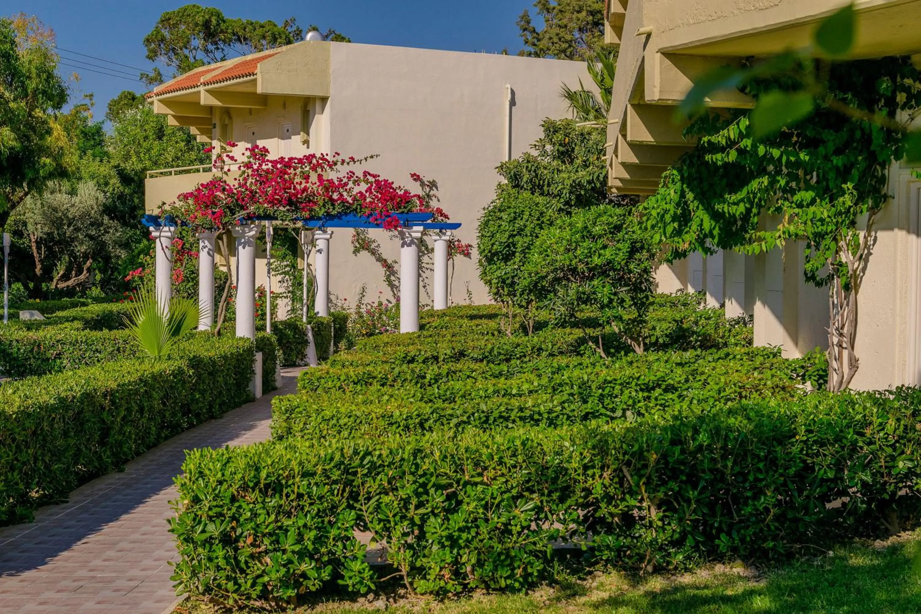 Property building in Filerimos Village Hotel