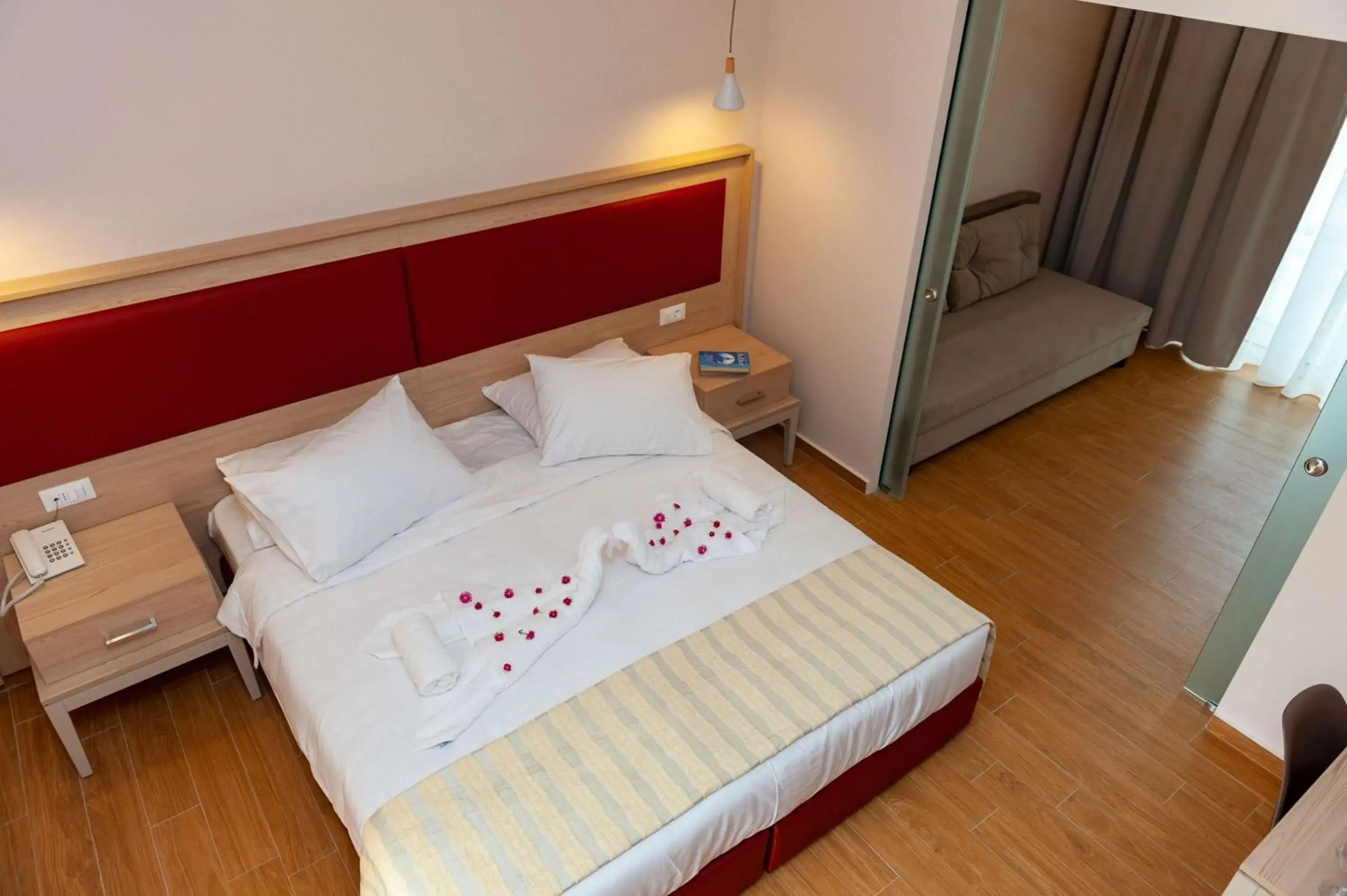 Bed in Filerimos Village Hotel Bed in Filerimos Village Hotel