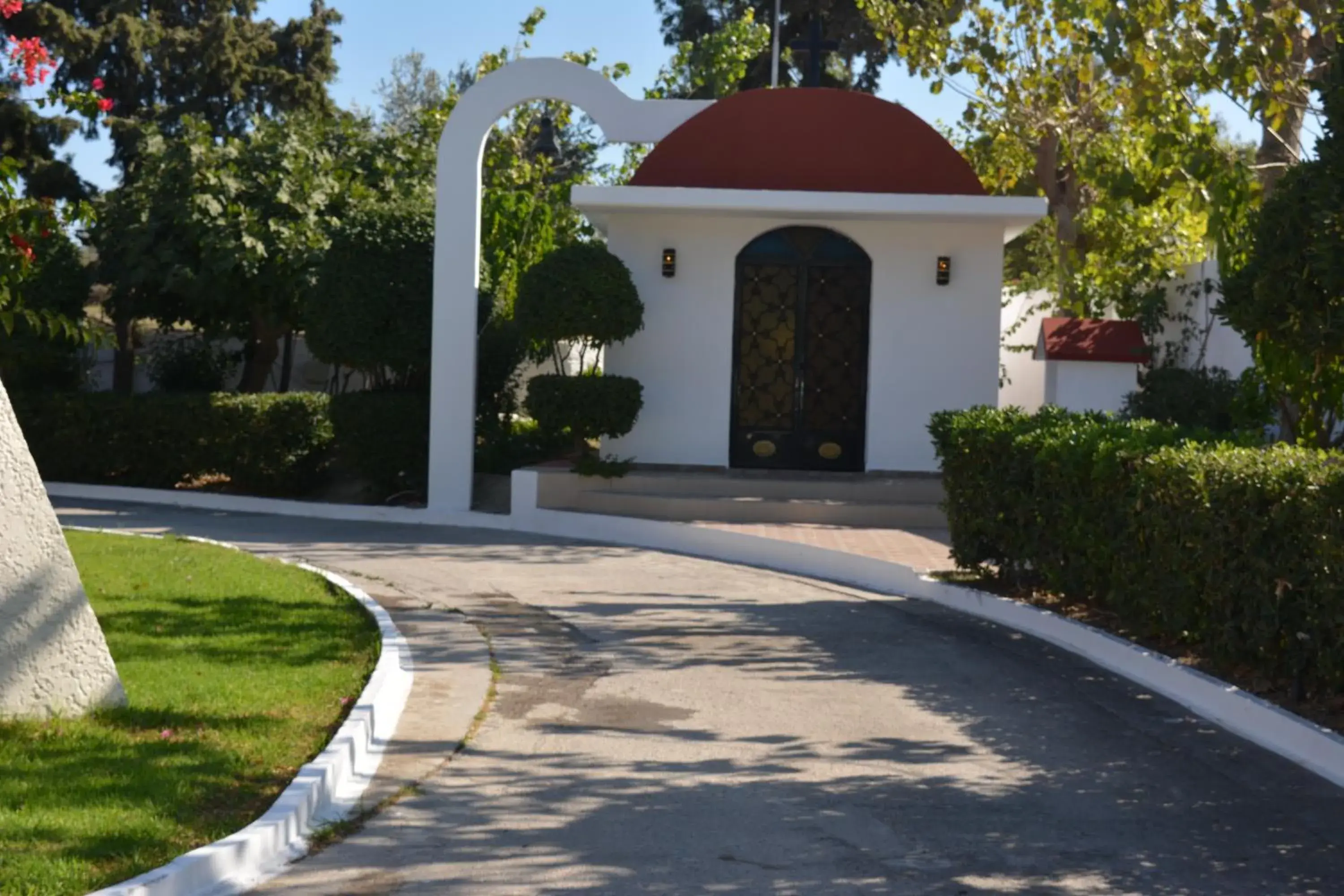 Property building in Filerimos Village Hotel Property building in Filerimos Village Hotel