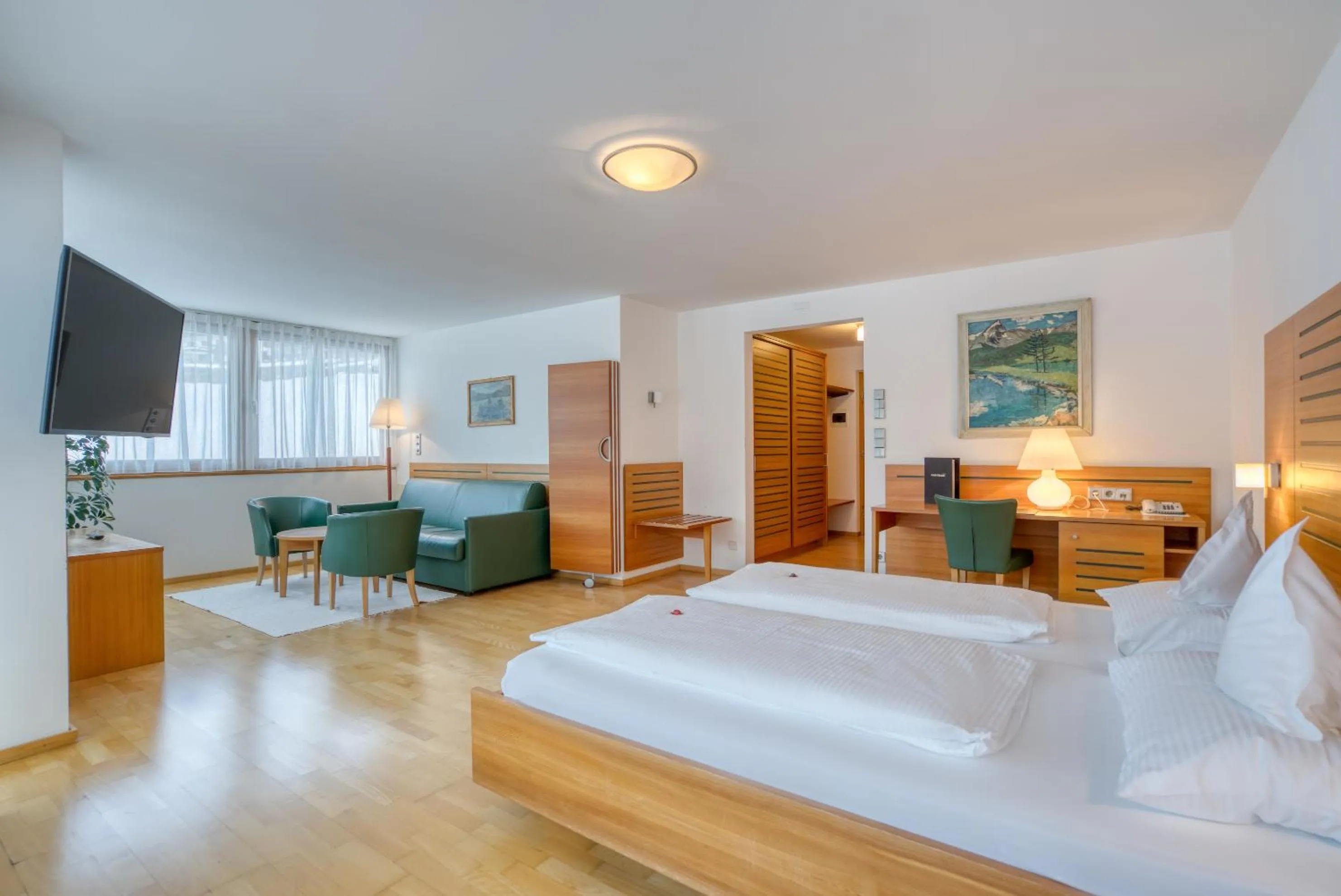 Bedroom, Bed in Hotel Cevedale