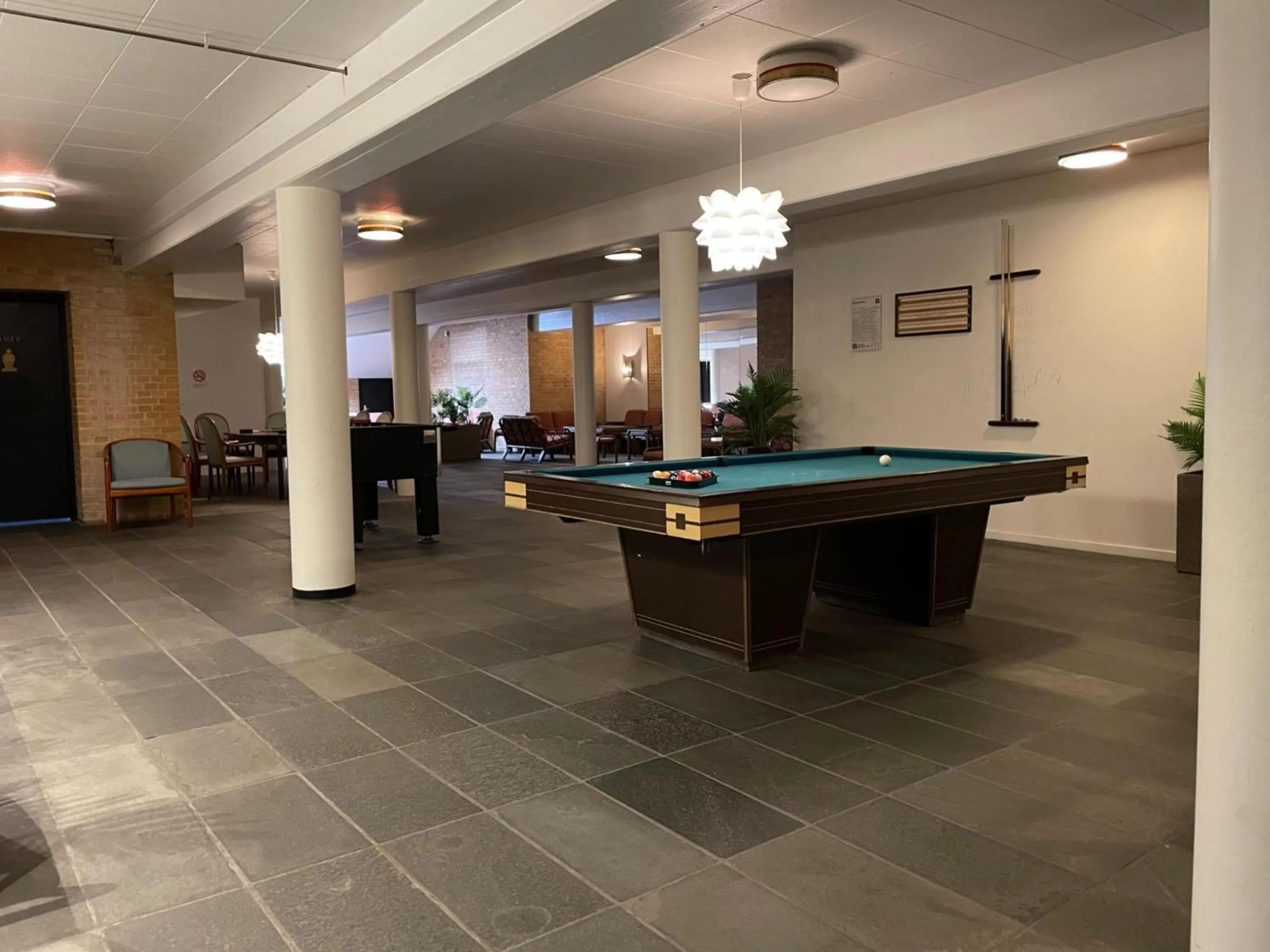Billiard in Hotel Nørherredhus