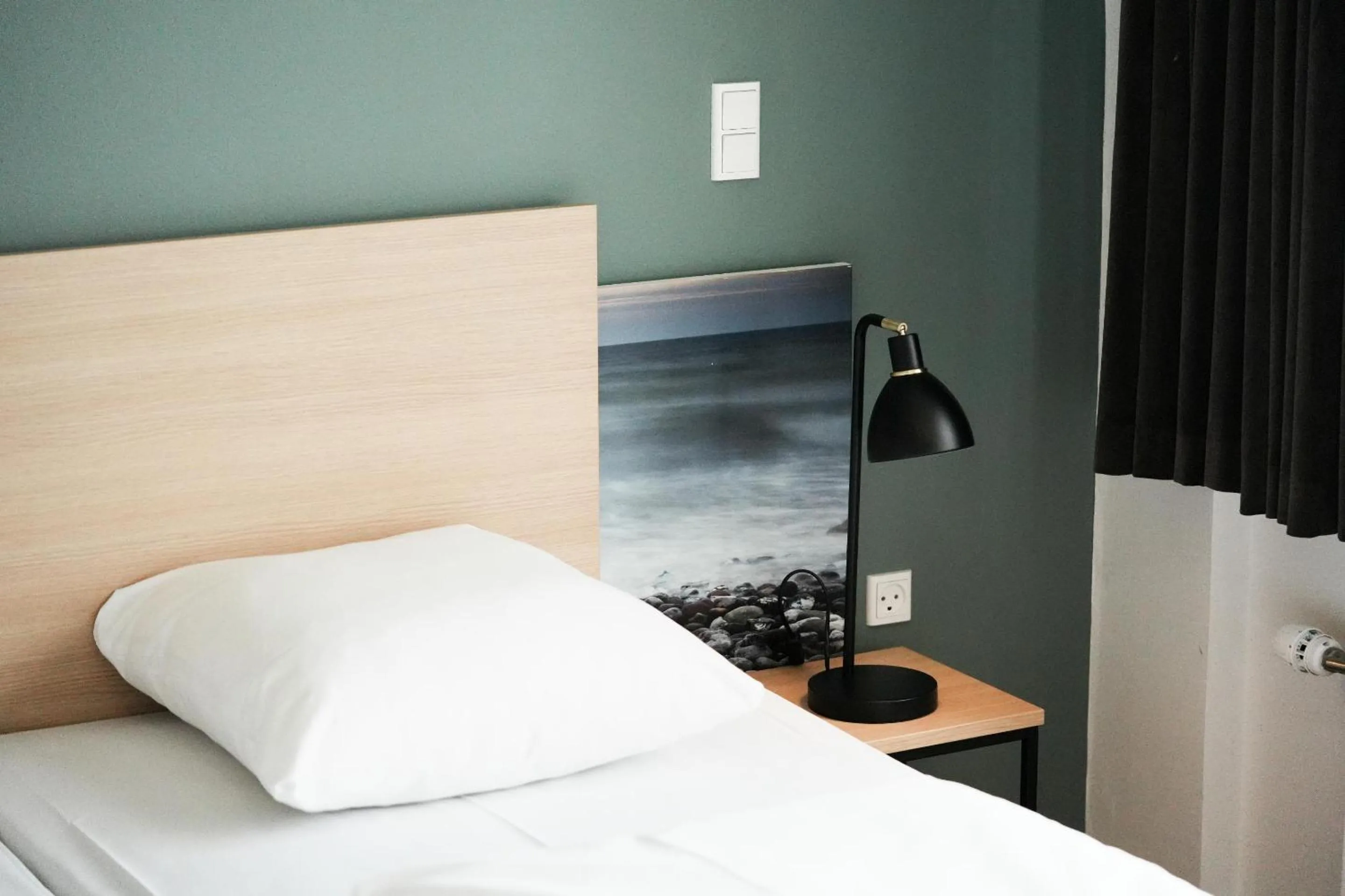 Bed in Hotel Nørherredhus