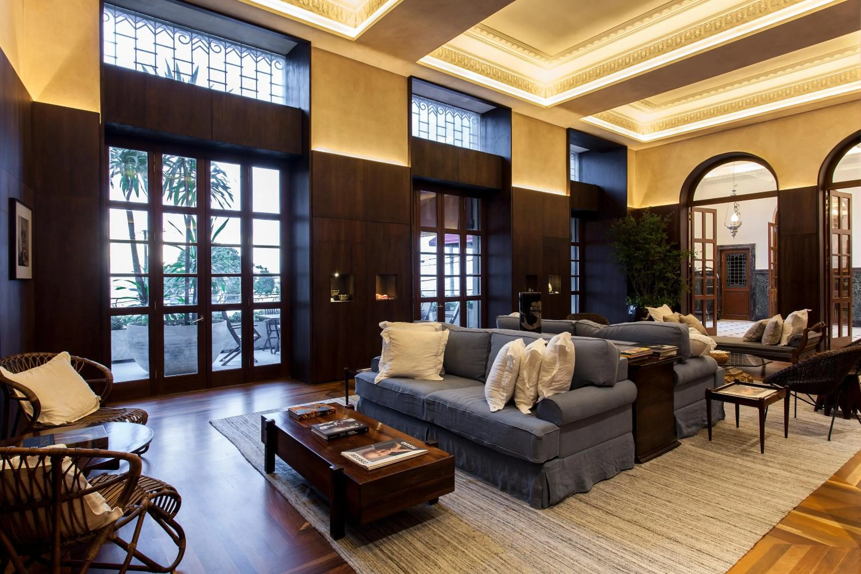 Lobby or reception in Hotel Fasano Salvador