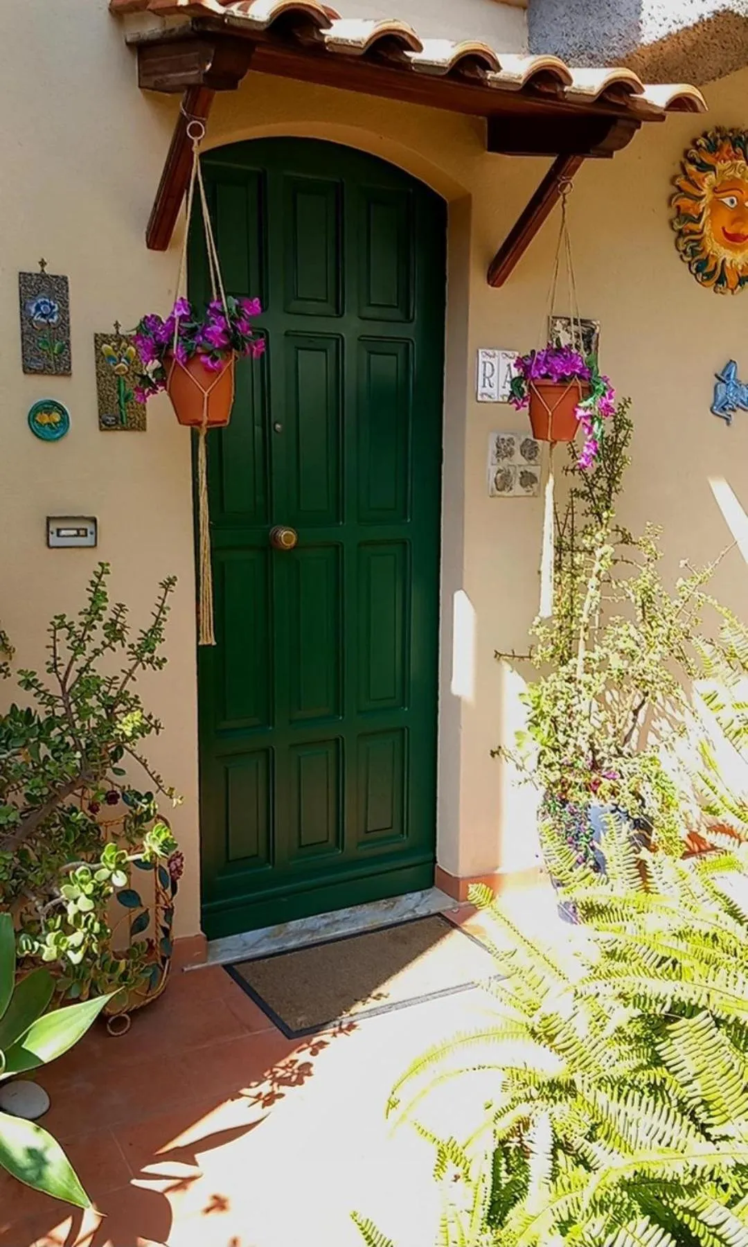 Garden view in Bed and Breakfast Rosangela