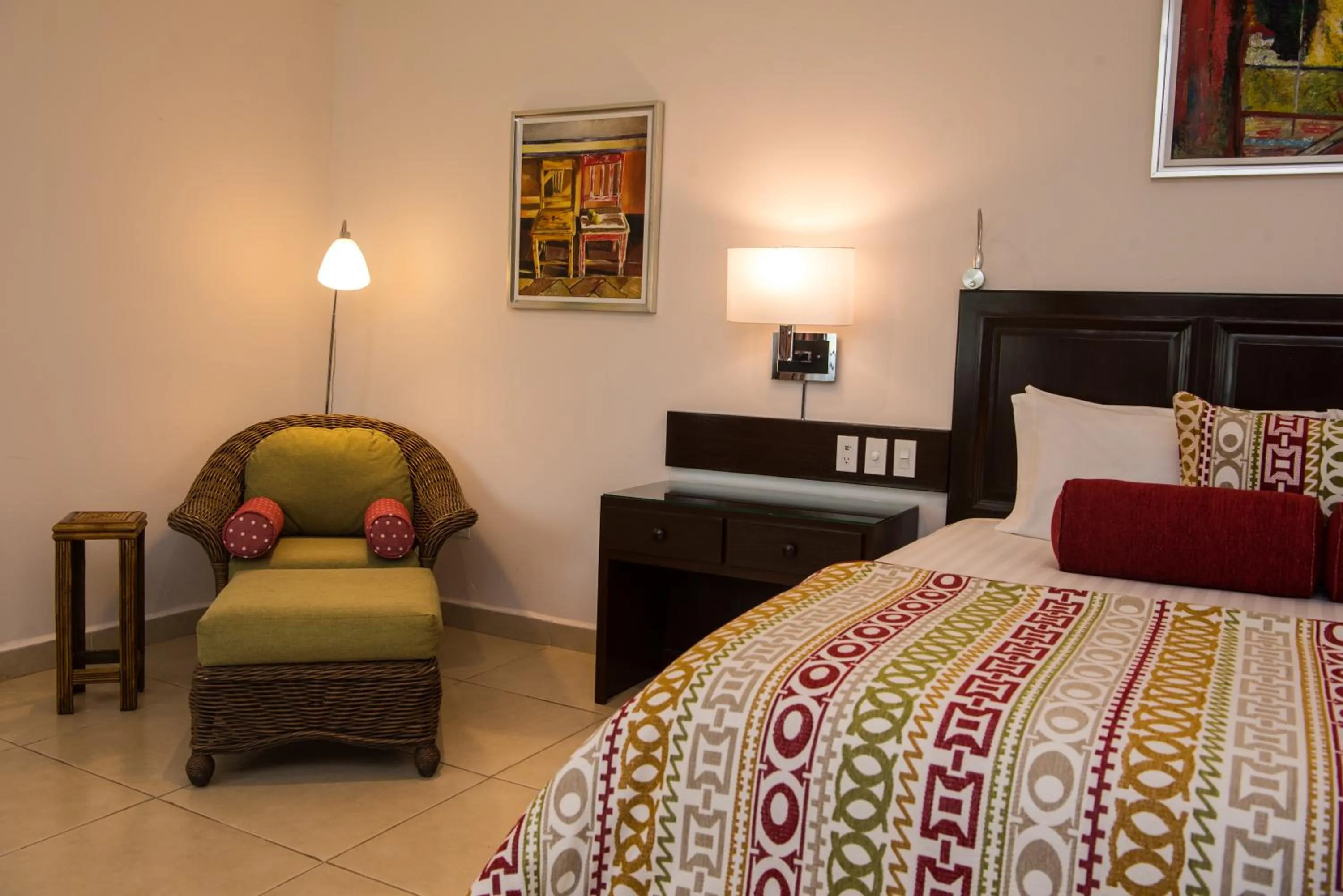 Bed in Hotel Panamonte