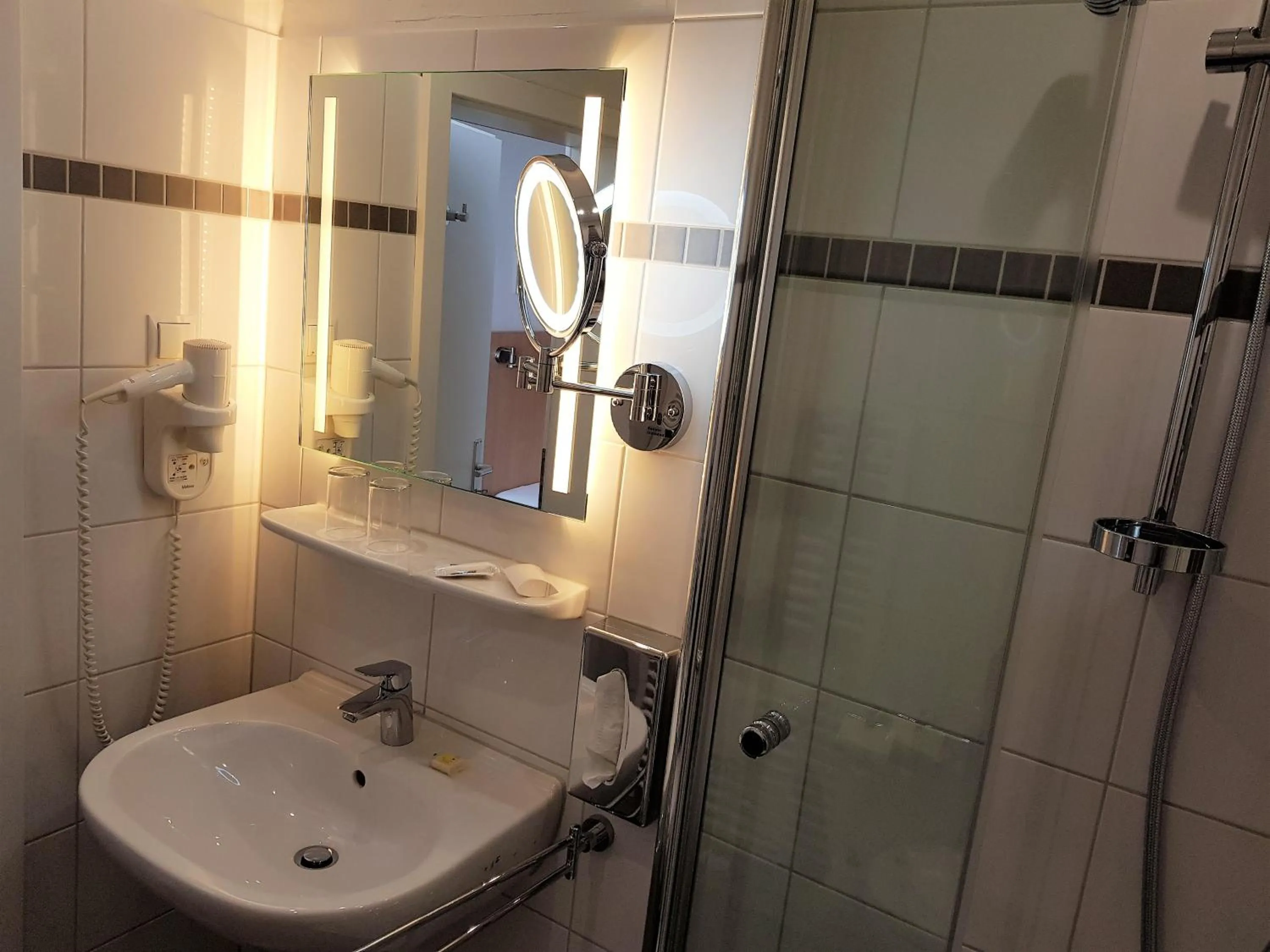 Shower in Hotel zum Anker