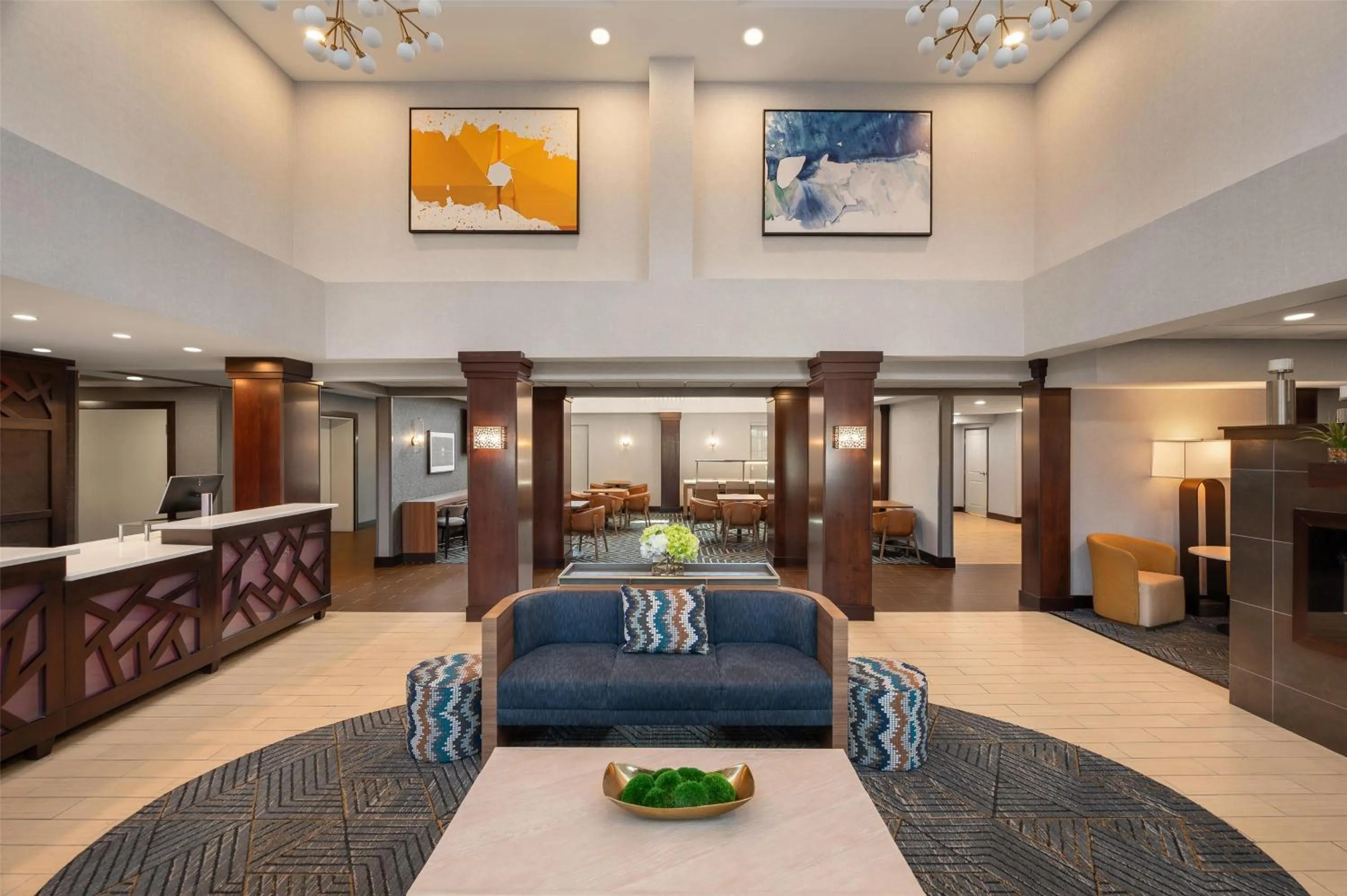 Lobby or reception in Homewood Suites by Hilton Columbus/Polaris