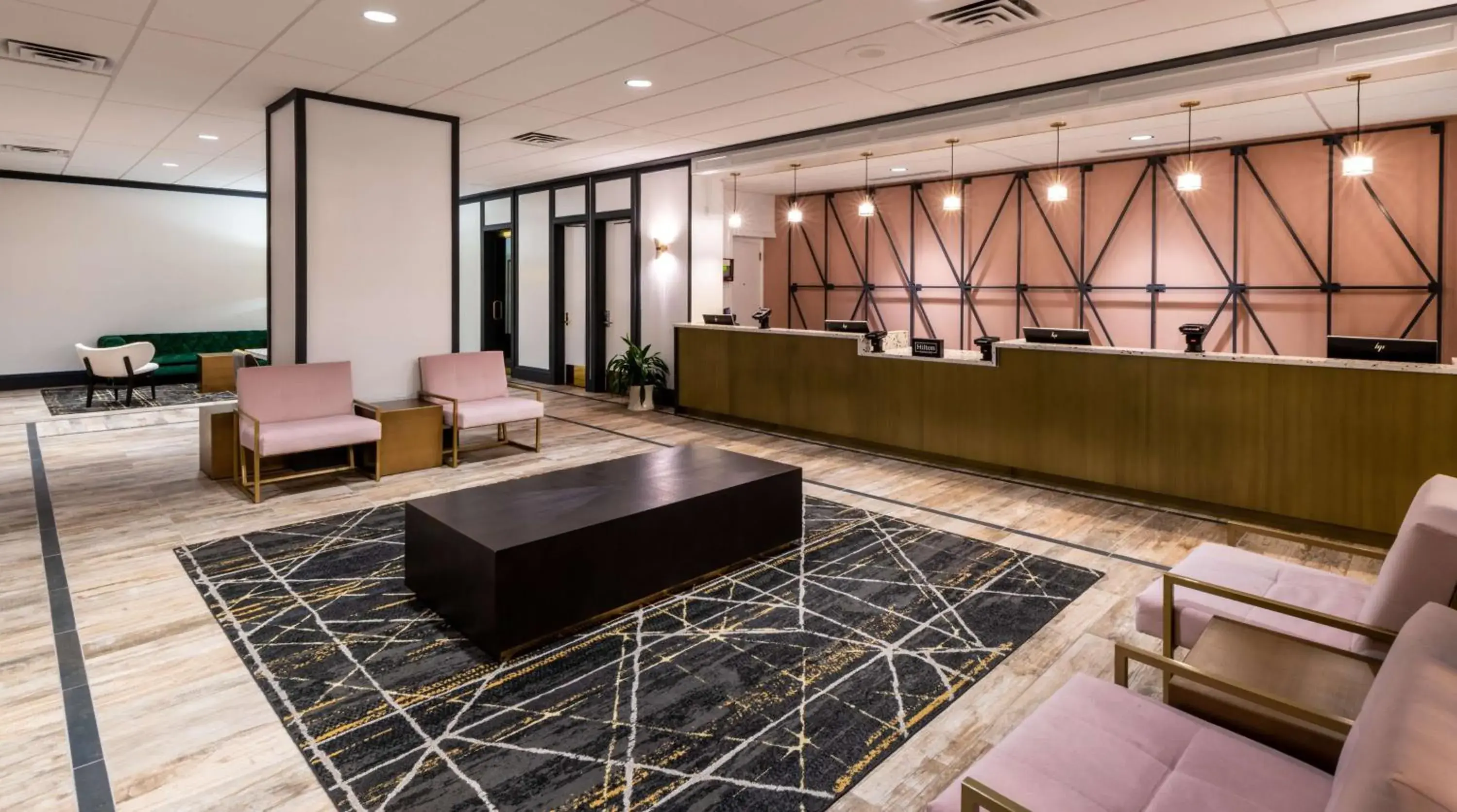 Lobby or reception in DoubleTree by Hilton Newark Penn Station, NJ Lobby or reception in DoubleTree by Hilton Newark Penn Station, NJ