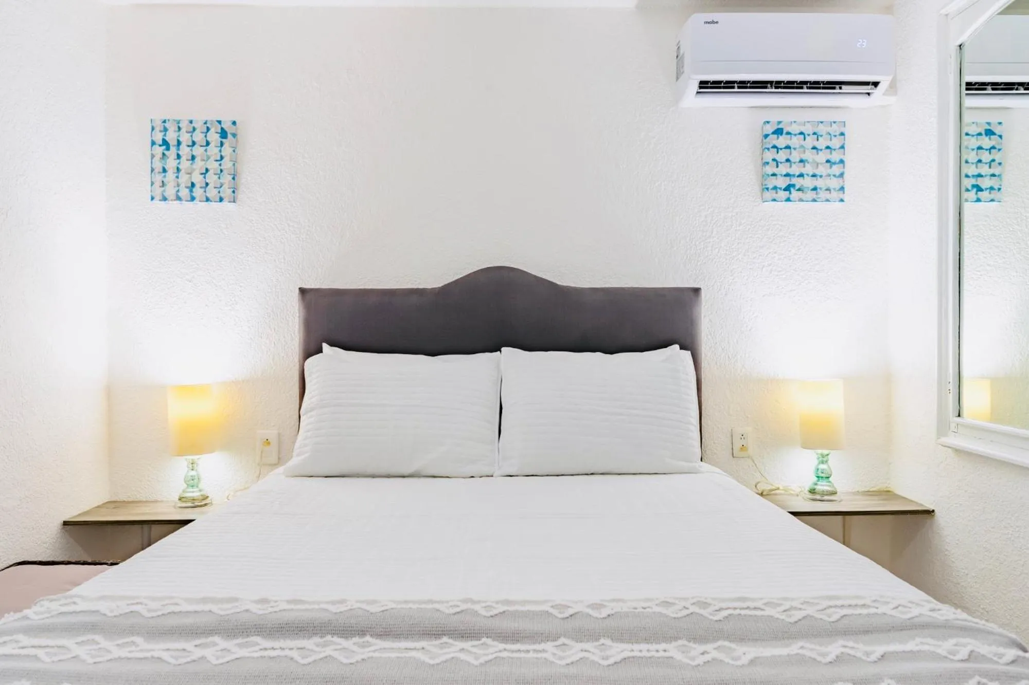 Bed in Cancun Ocean view