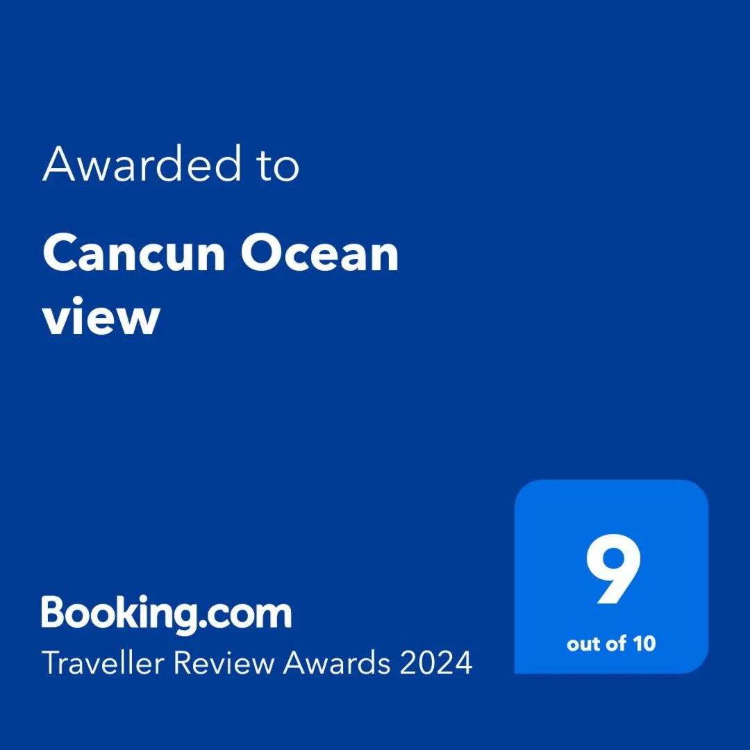 Certificate/Award in Cancun Ocean view
