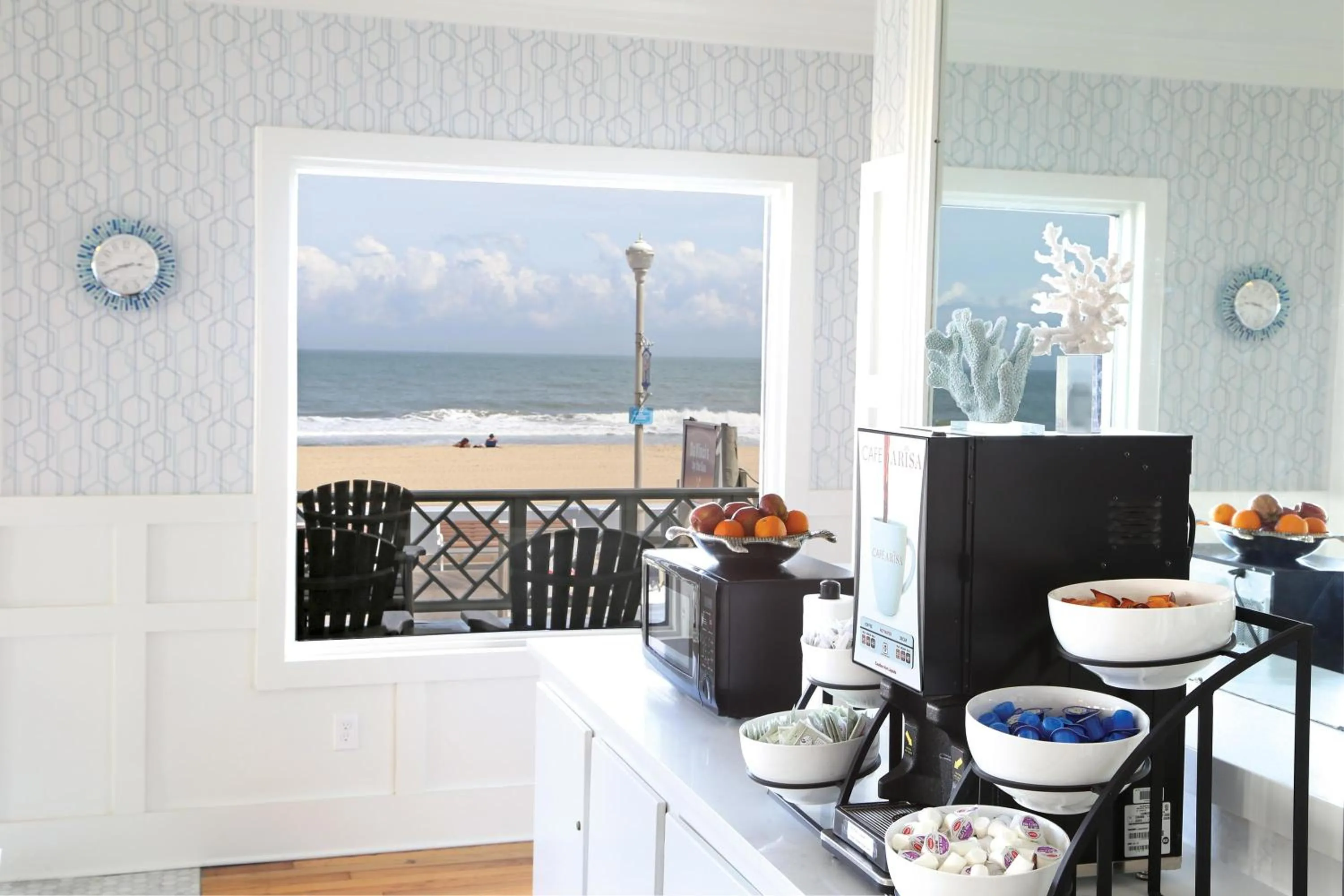 Lobby or reception in Harrison Hall Hotel