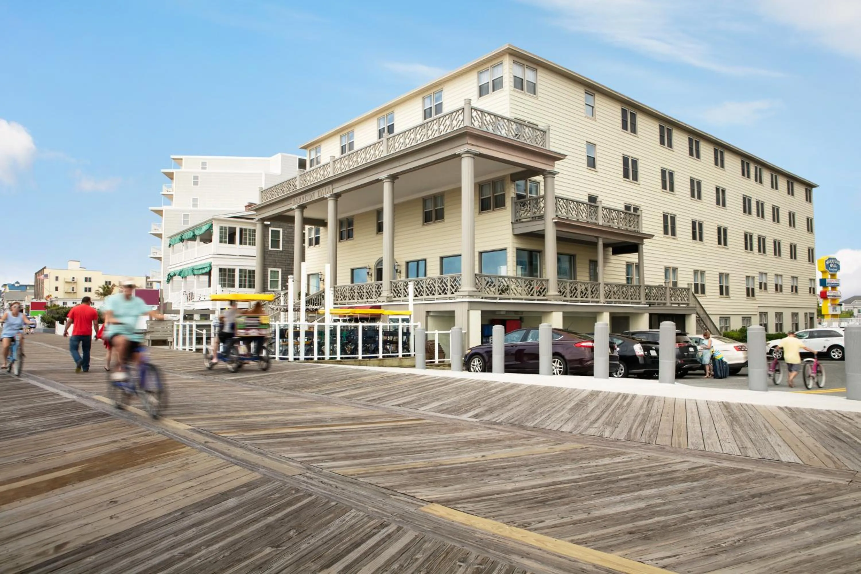 Property building in Harrison Hall Hotel