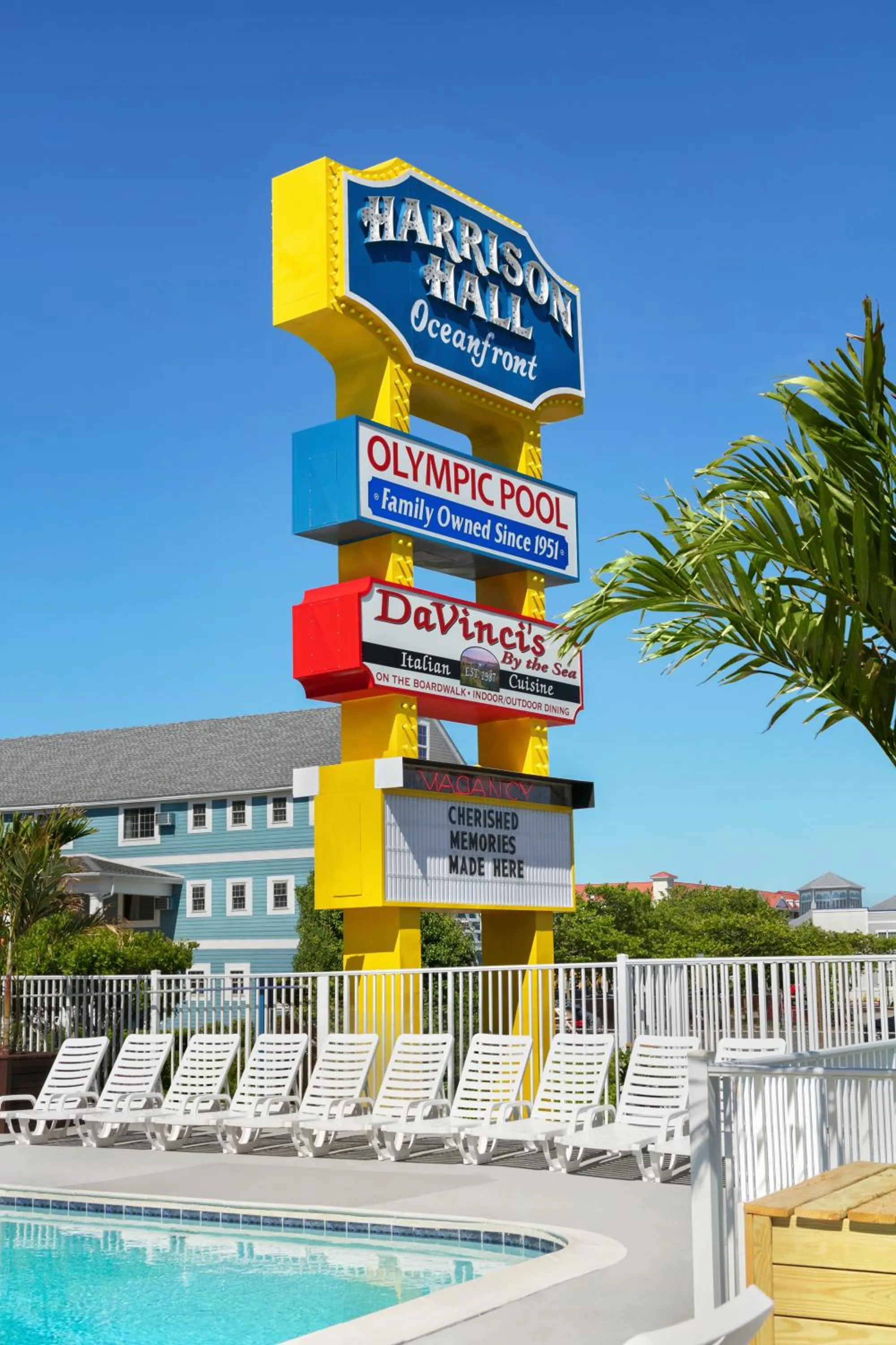Property building in Harrison Hall Hotel