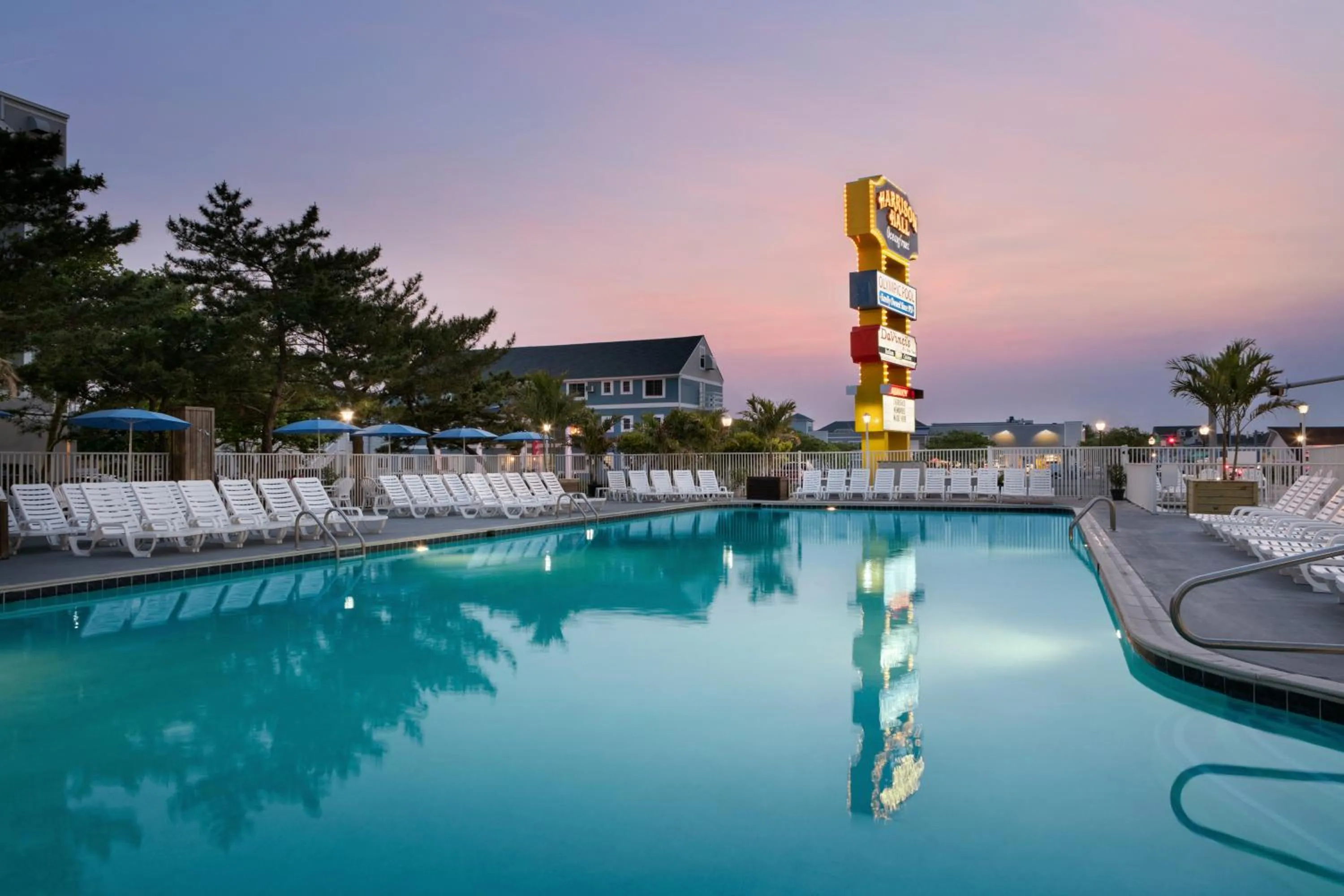 Property building in Harrison Hall Hotel