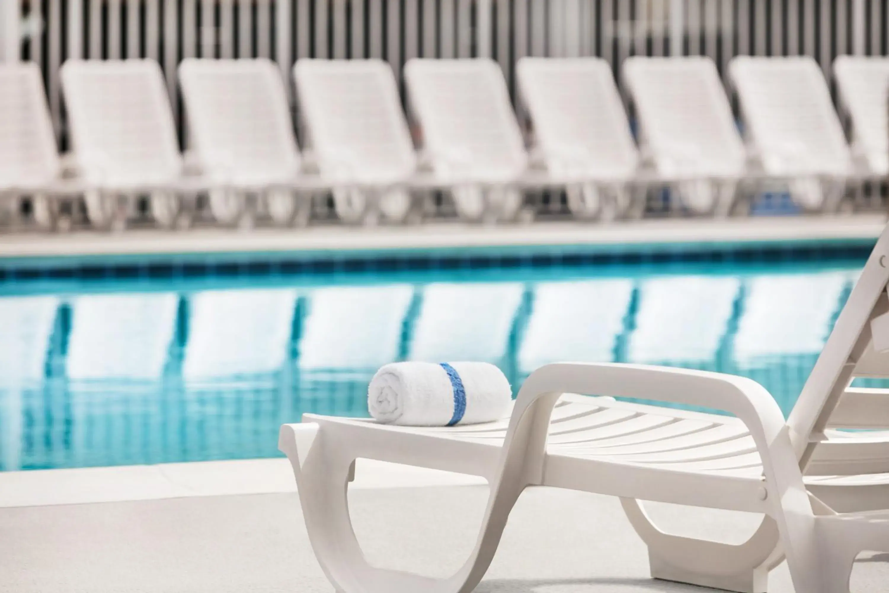 Swimming pool in Harrison Hall Hotel Swimming pool in Harrison Hall Hotel