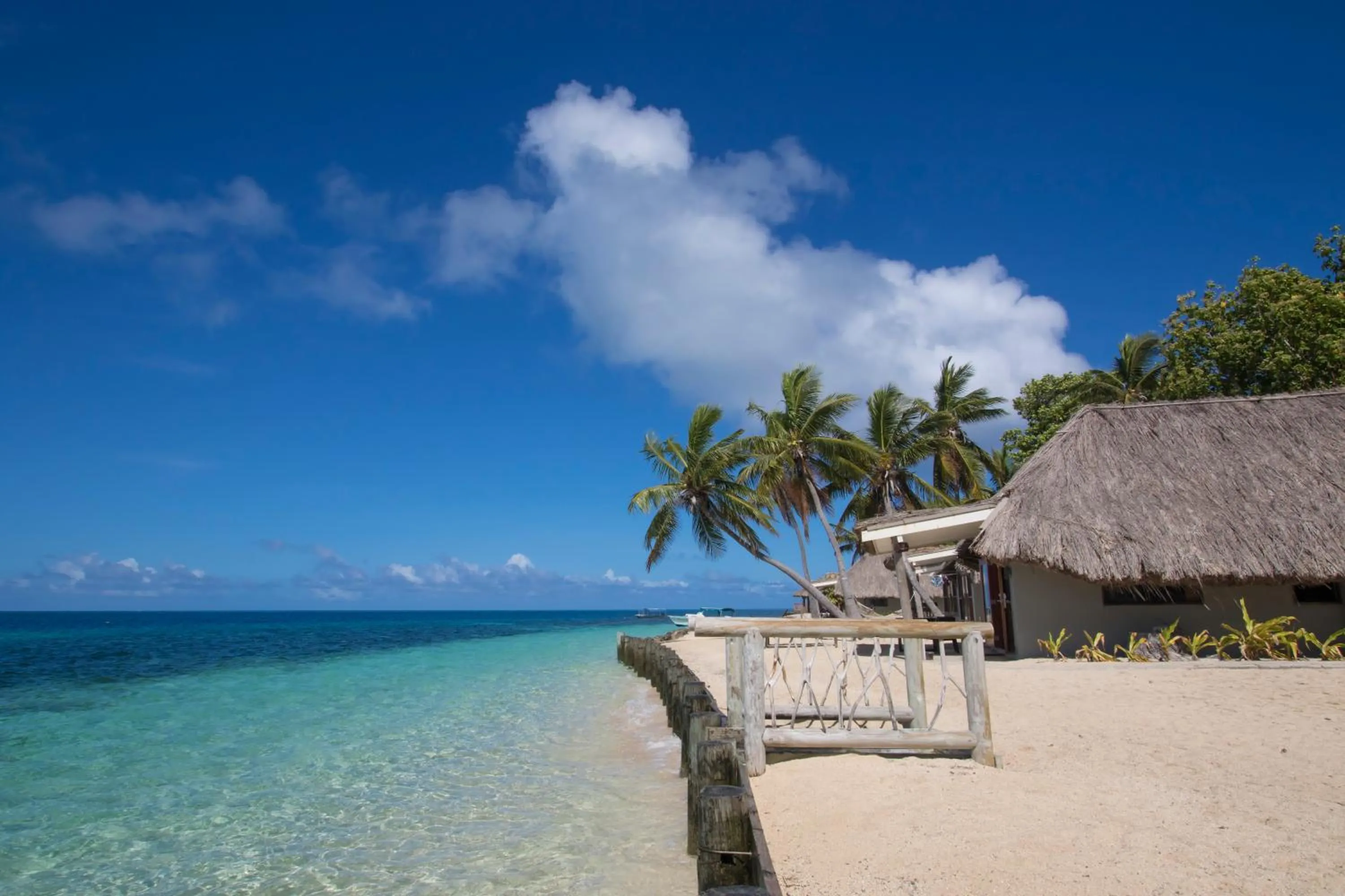 Patio in Castaway Island, Fiji