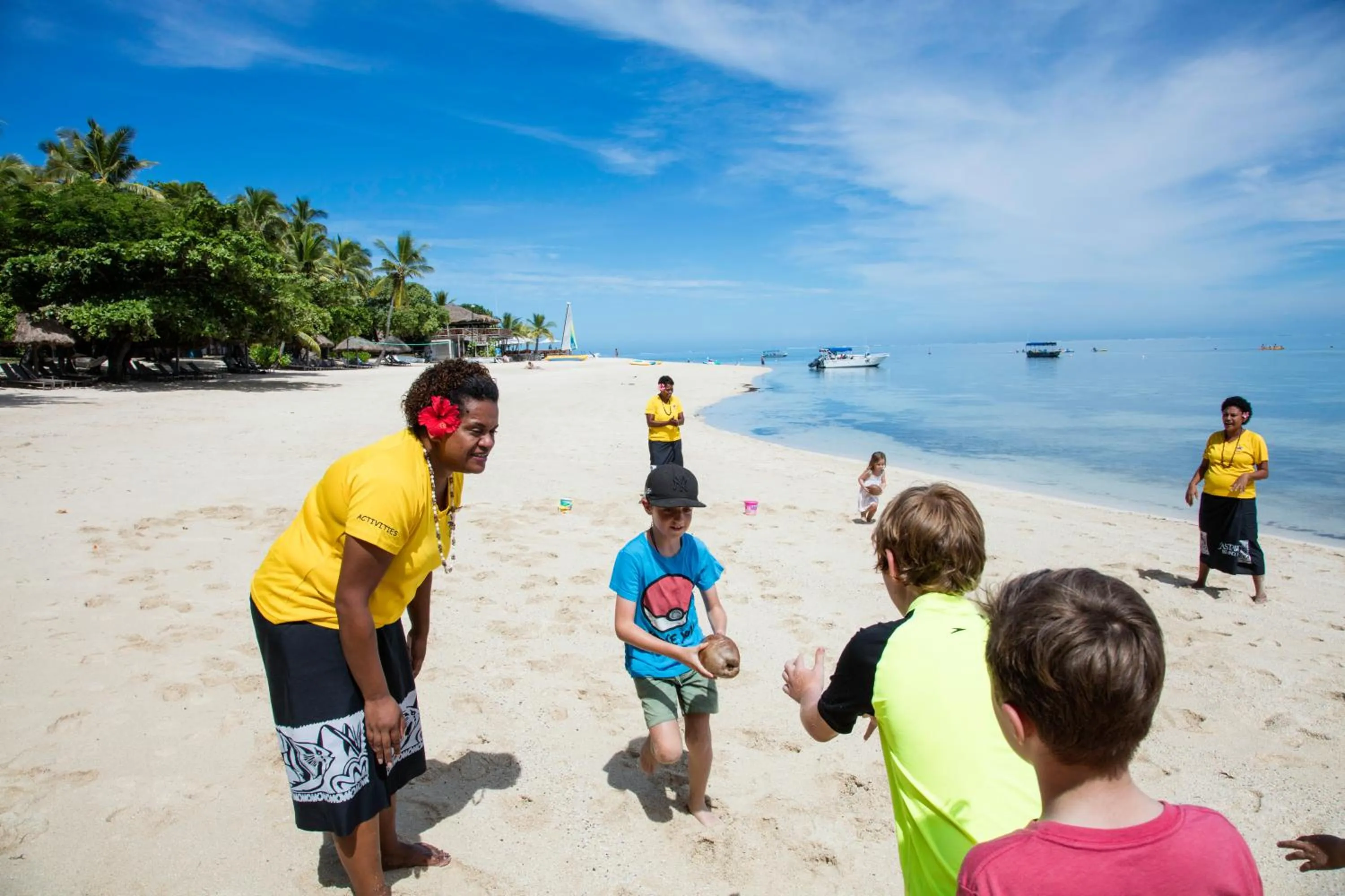 Kids's club in Castaway Island, Fiji