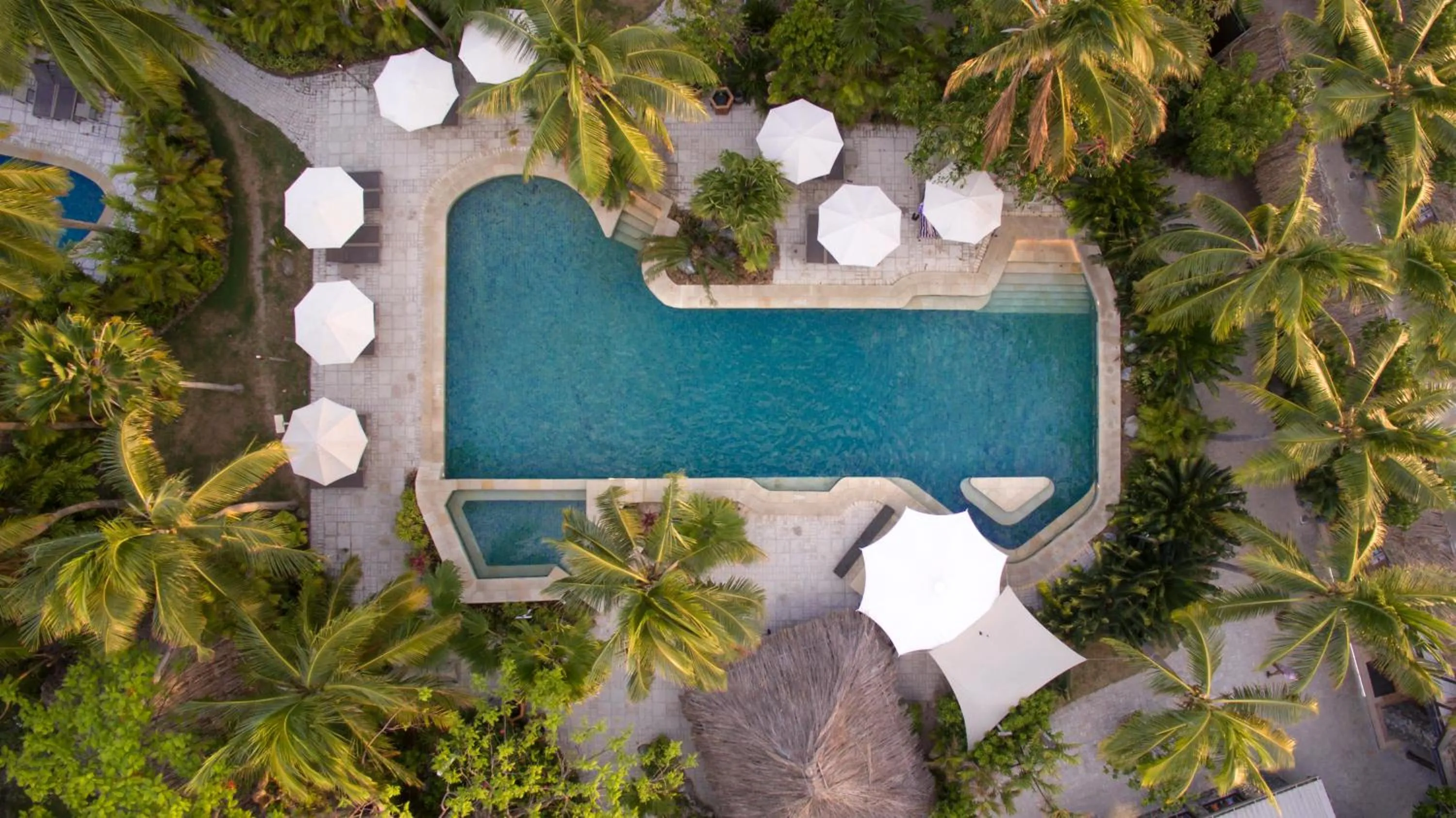Swimming pool in Castaway Island, Fiji