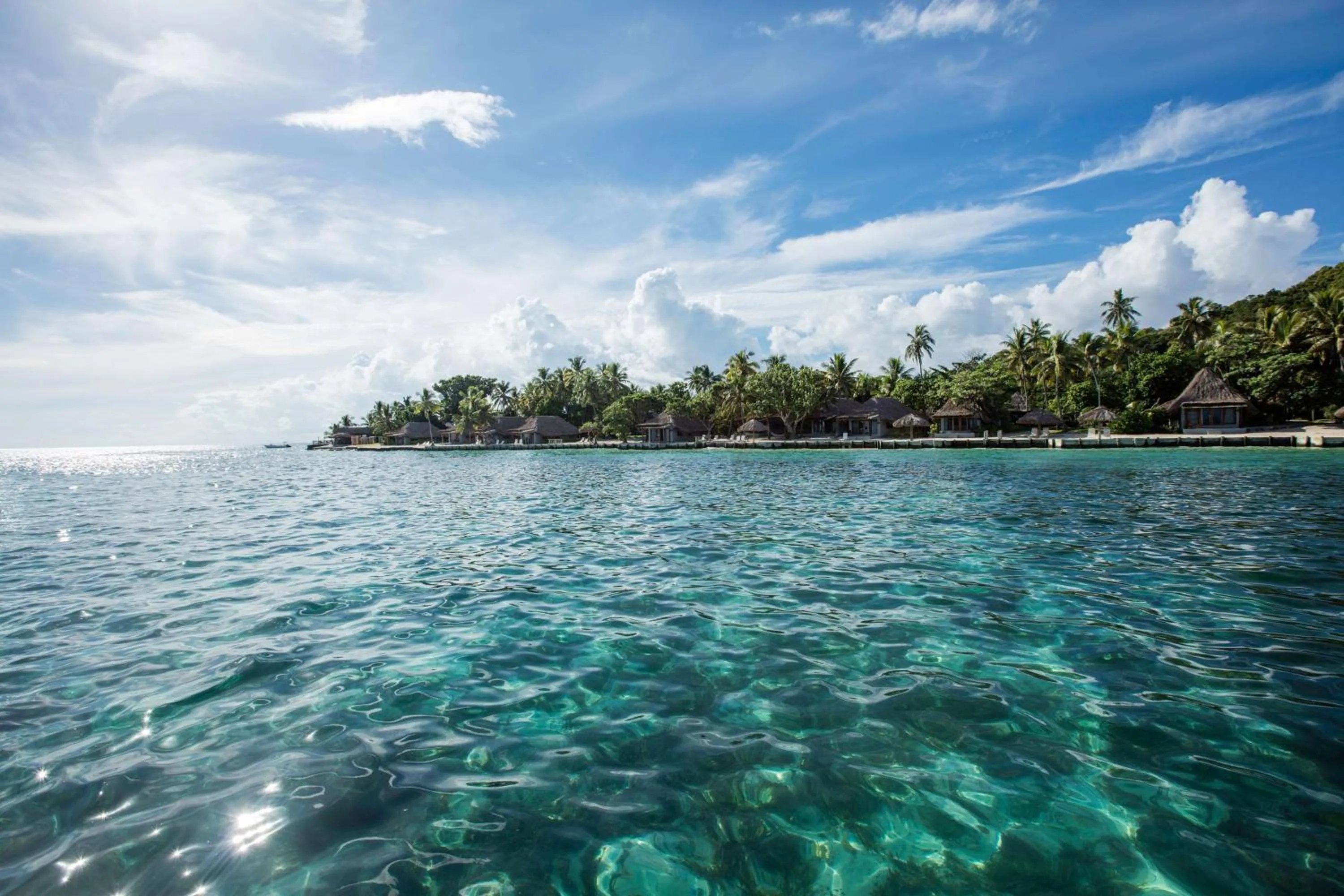 Sea view in Castaway Island, Fiji