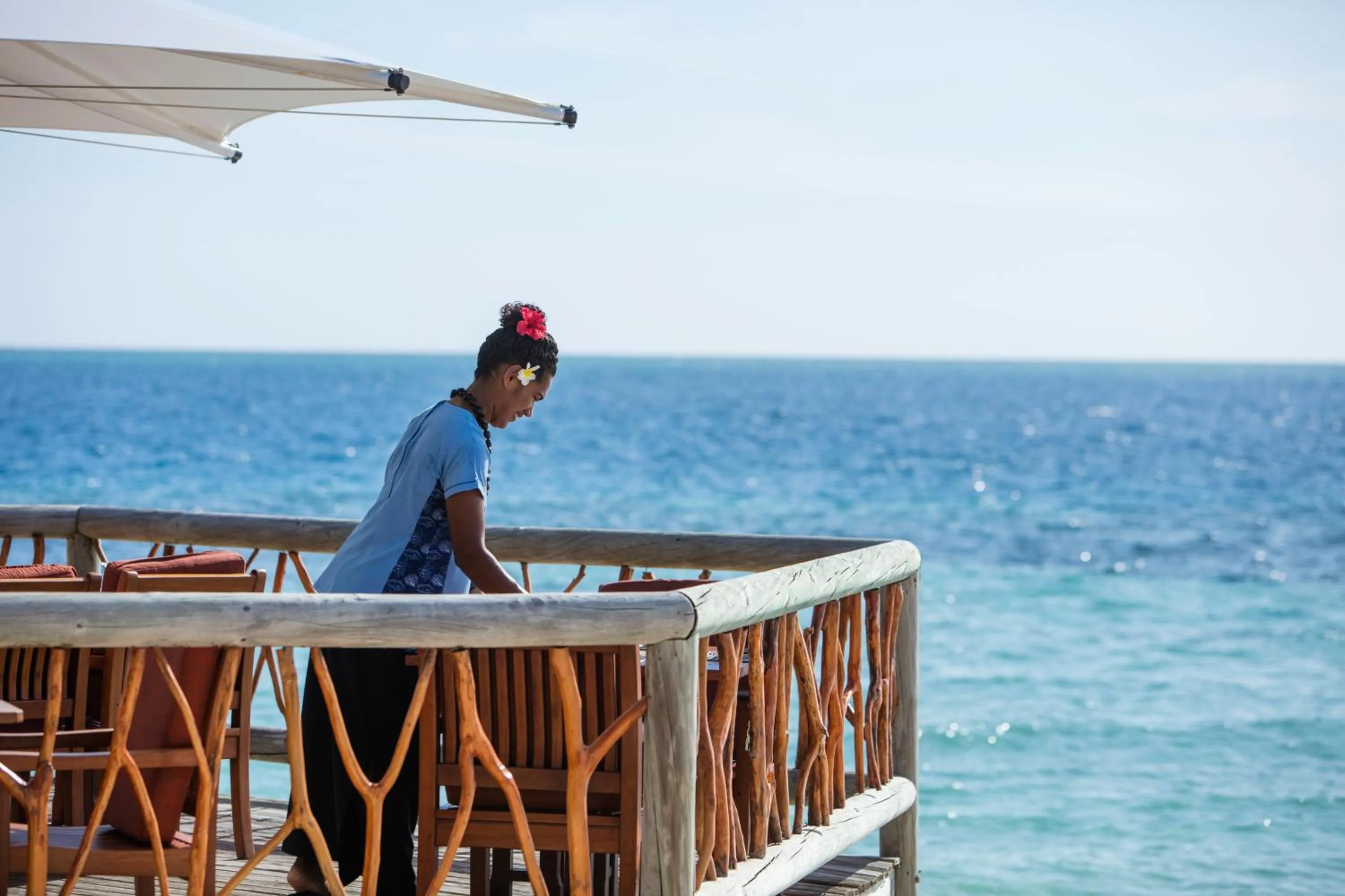 Staff in Castaway Island, Fiji
