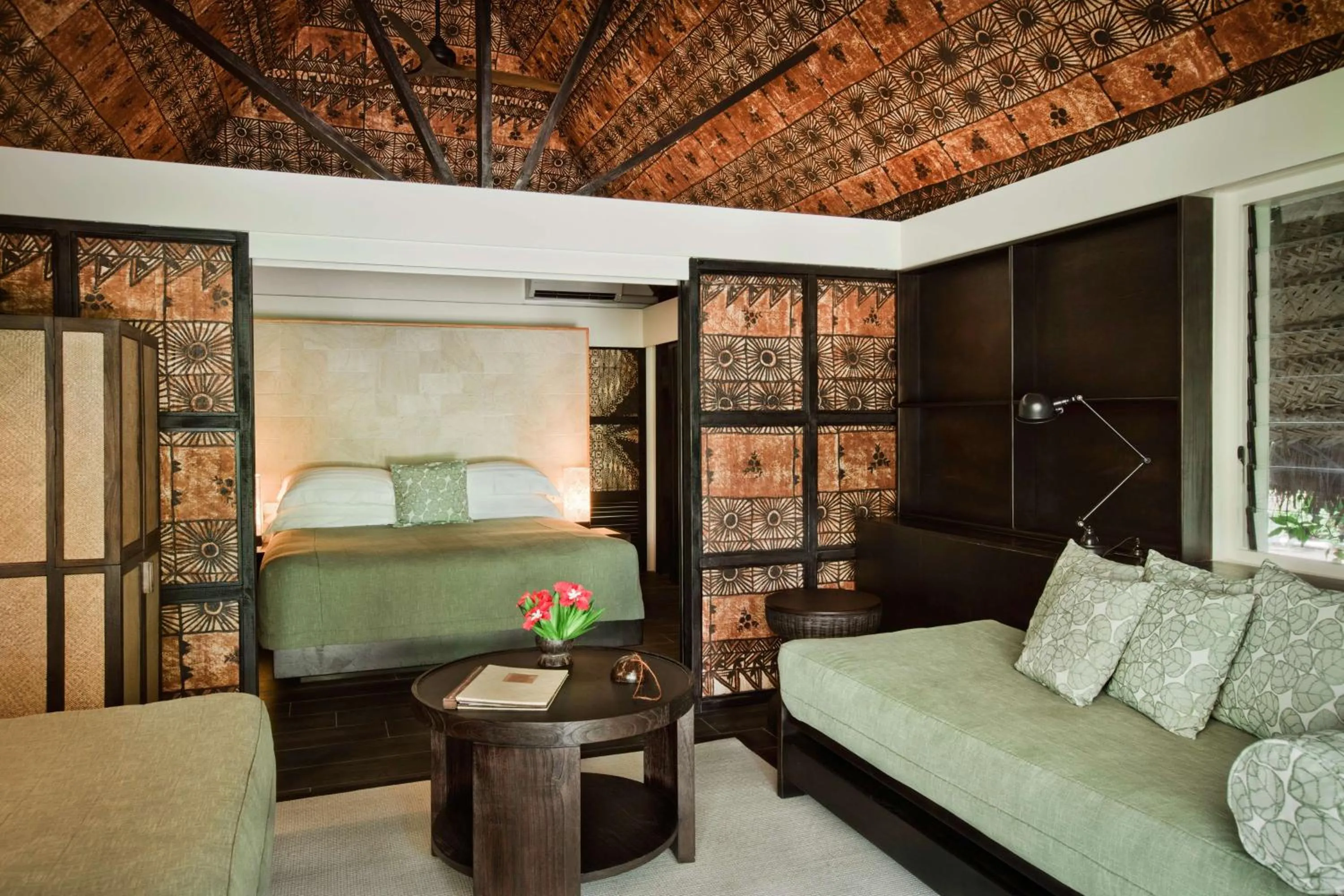 Living room, Bed in Castaway Island, Fiji