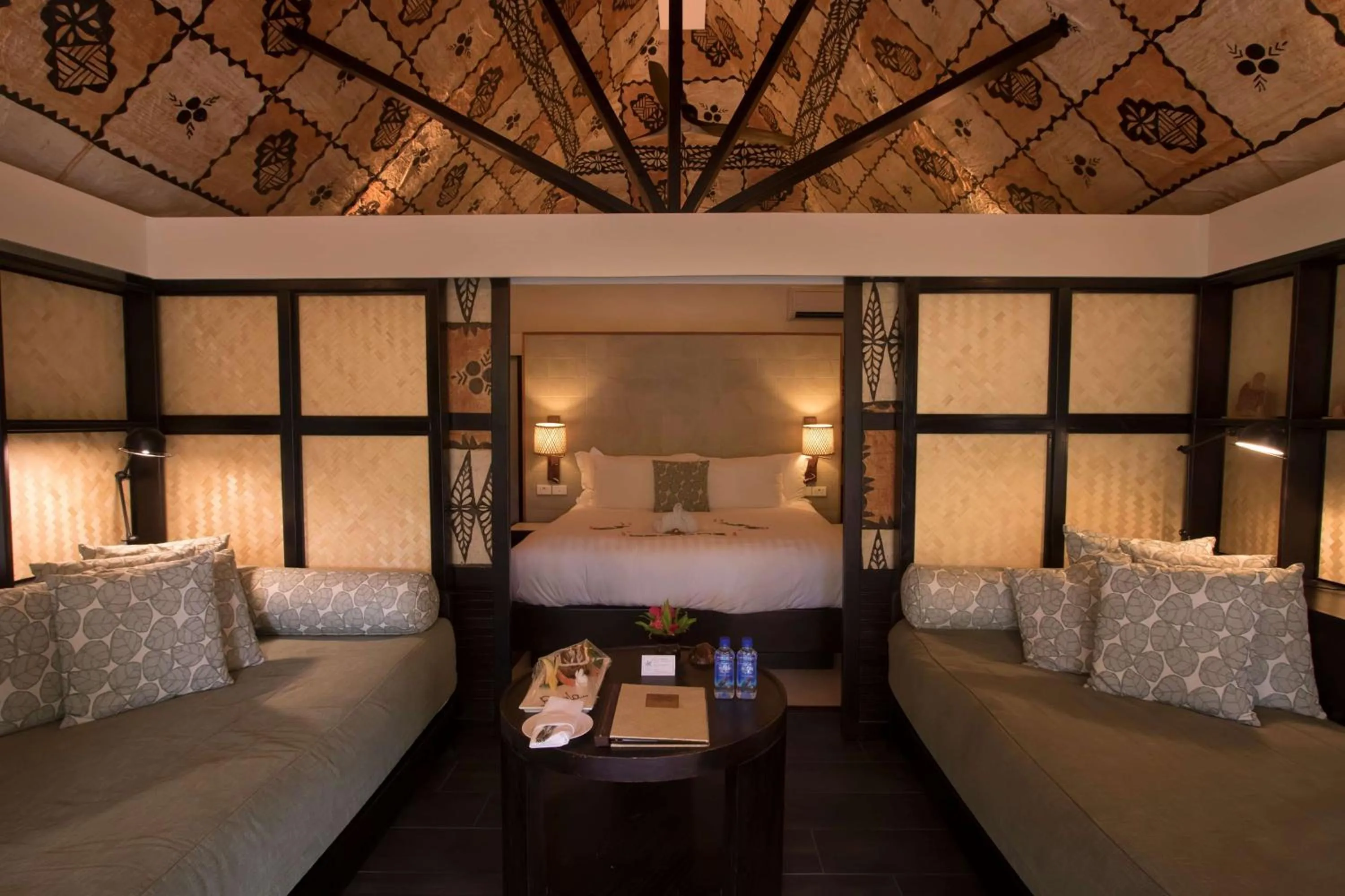 Living room, Bed in Castaway Island, Fiji