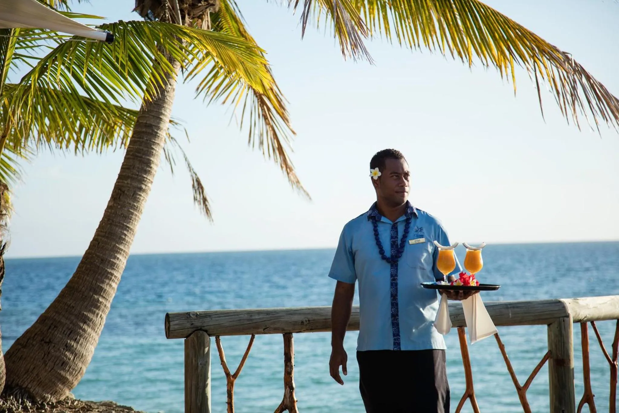 Staff in Castaway Island, Fiji