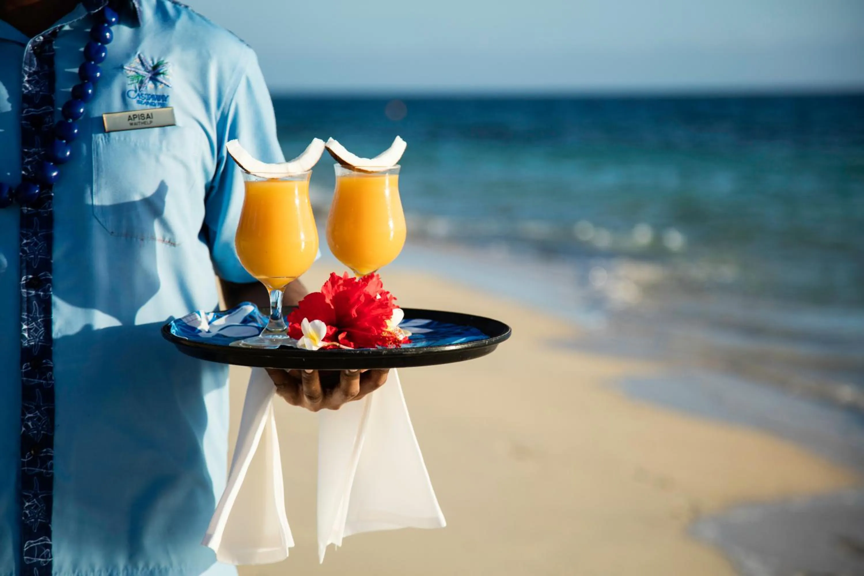 Drinks in Castaway Island, Fiji