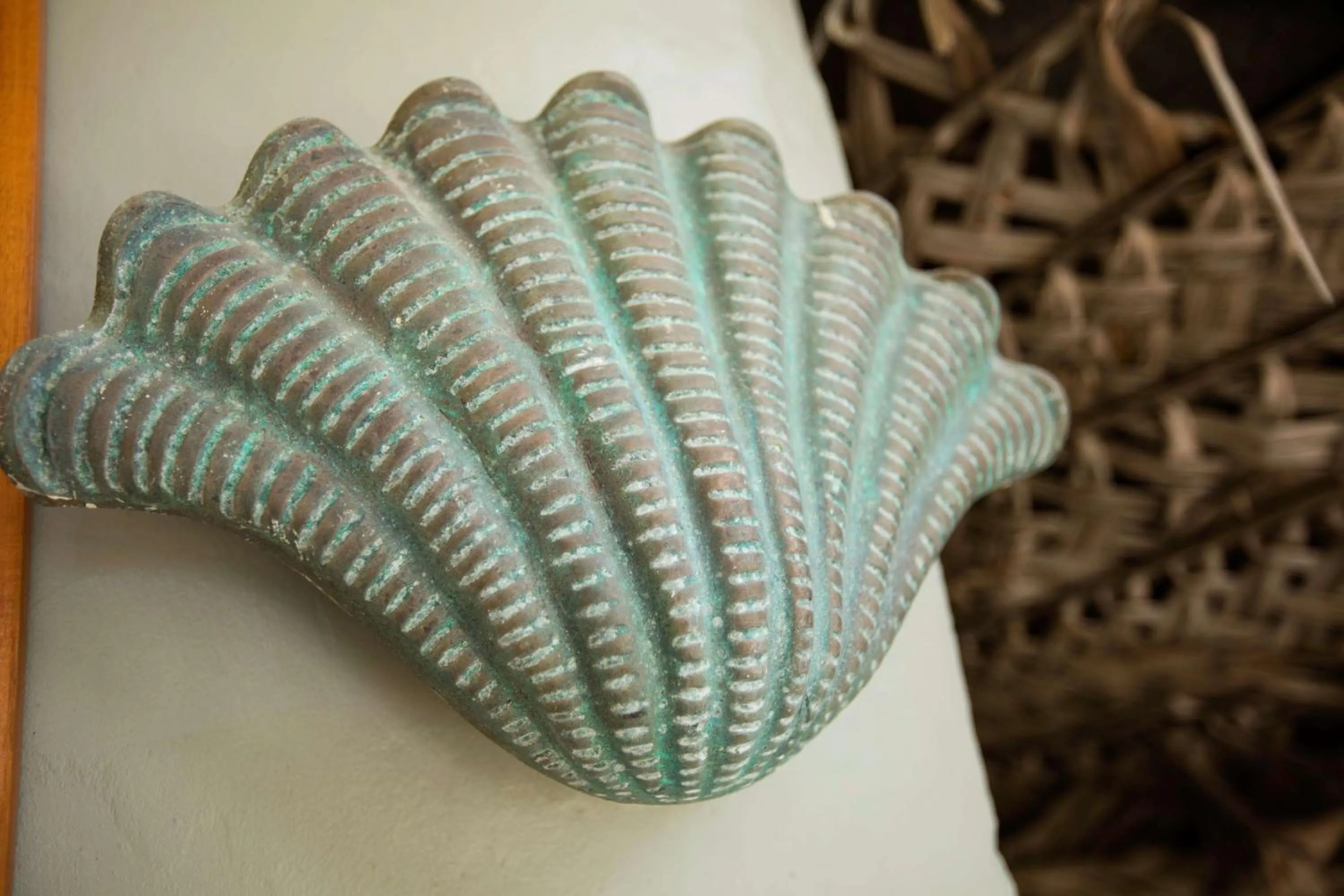 Decorative detail in Castaway Island, Fiji