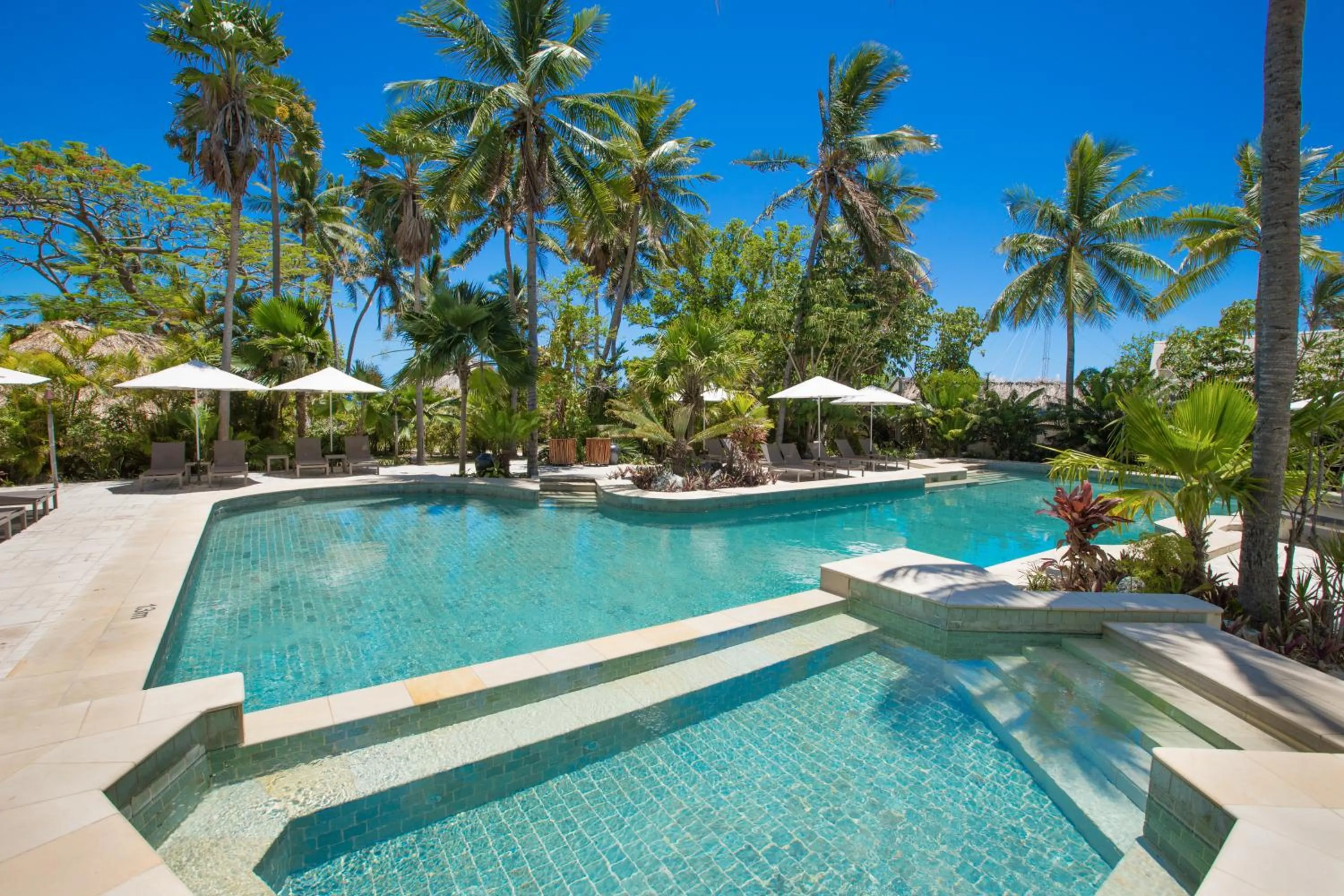 Swimming pool in Castaway Island, Fiji