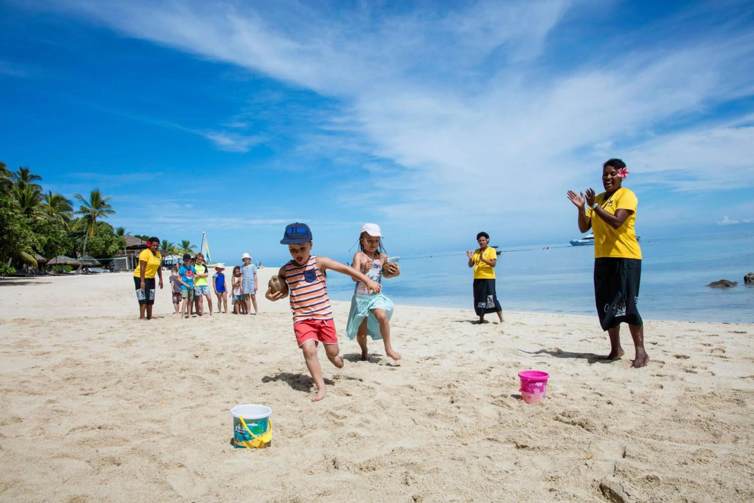 Kids's club in Castaway Island, Fiji