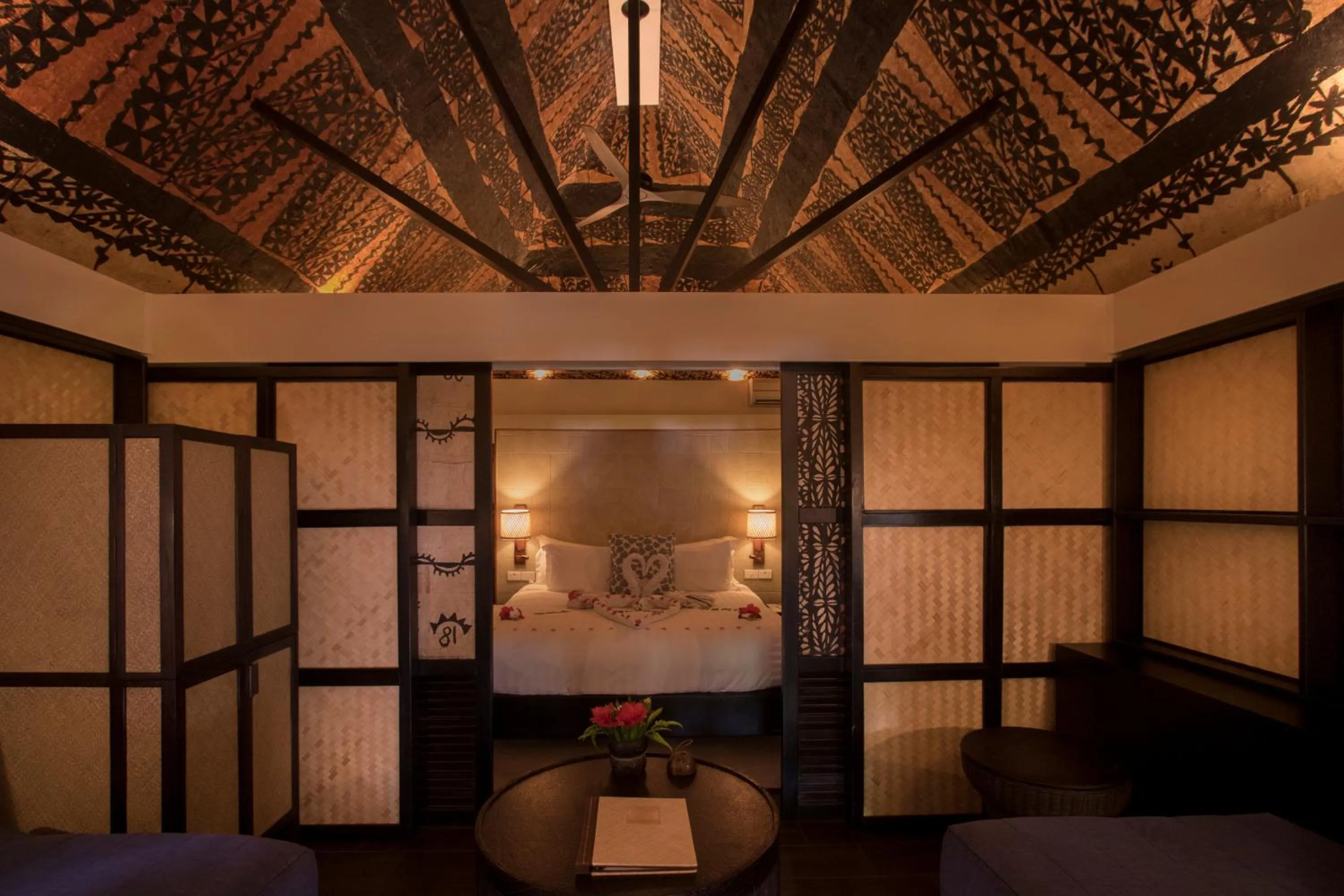 Bed in Castaway Island, Fiji