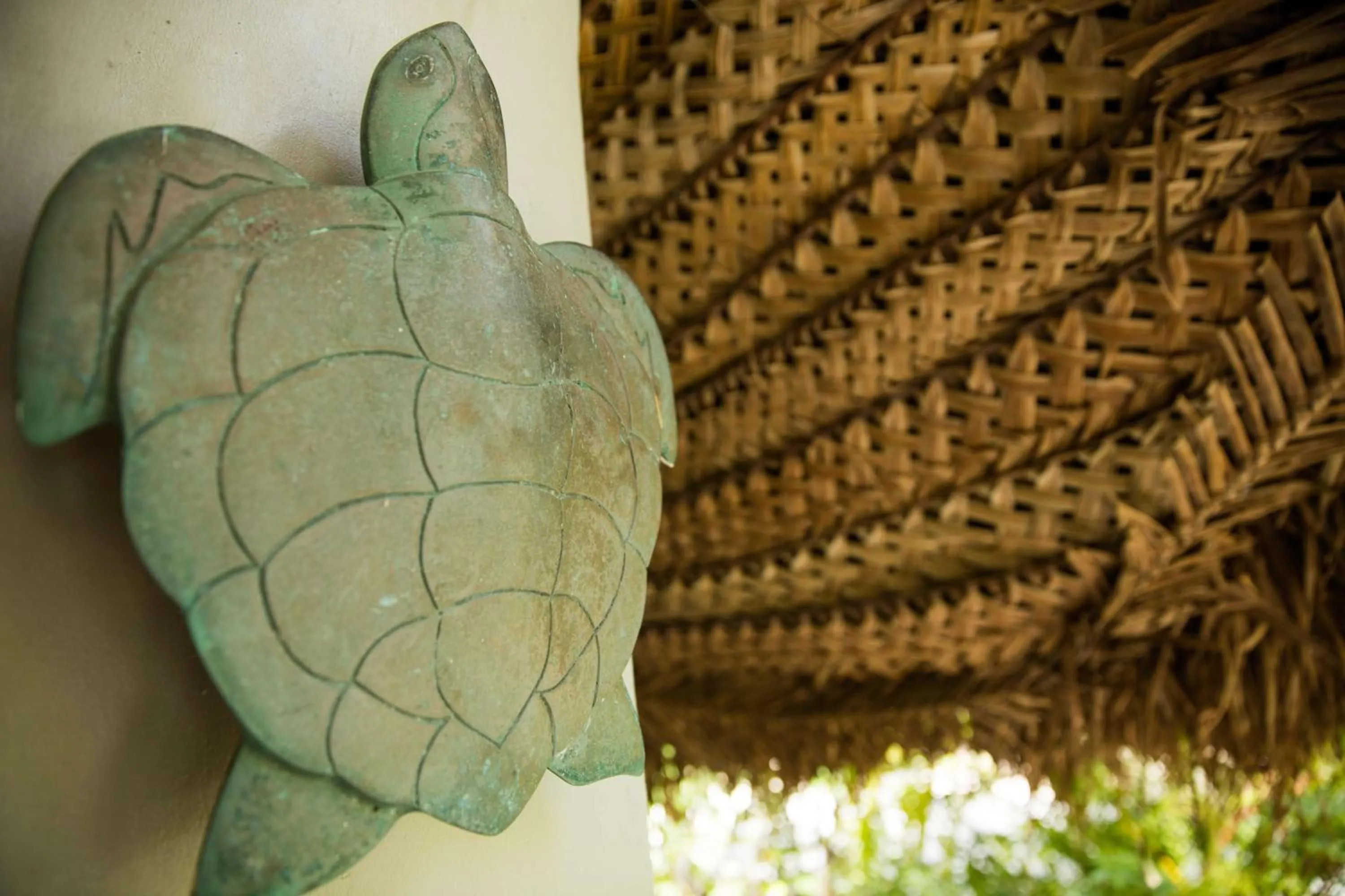 Decorative detail in Castaway Island, Fiji
