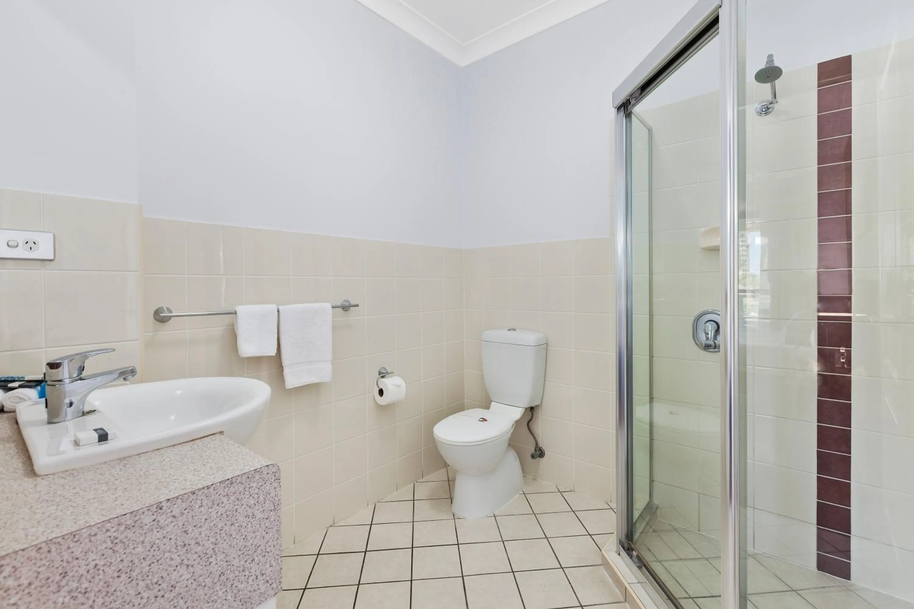 Bathroom in La Vida on Anzac