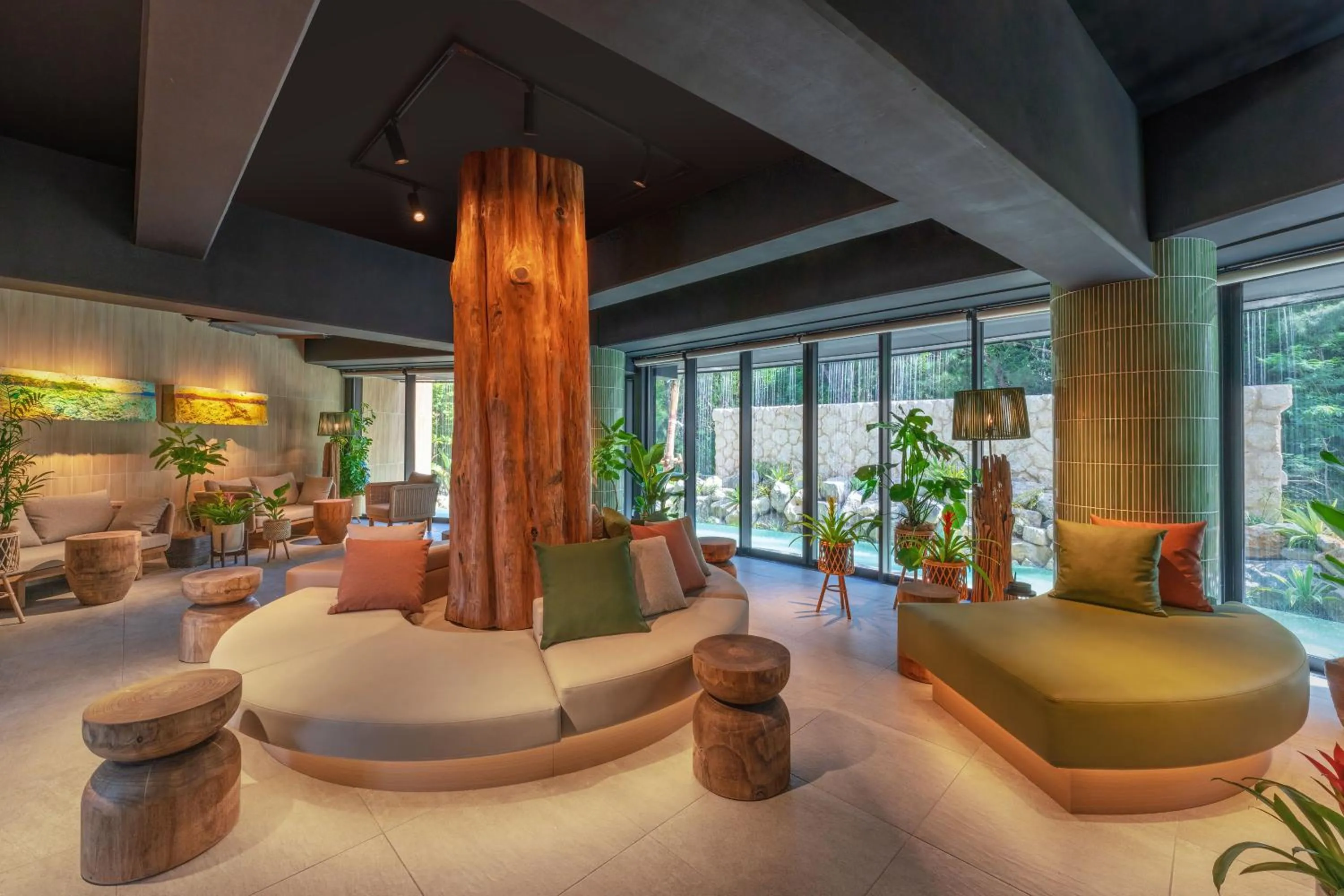 Area and facilities in TWIN LINE HOTEL YANBARU OKINAWA JAPAN Formerly Okinawa Suncoast Hotel