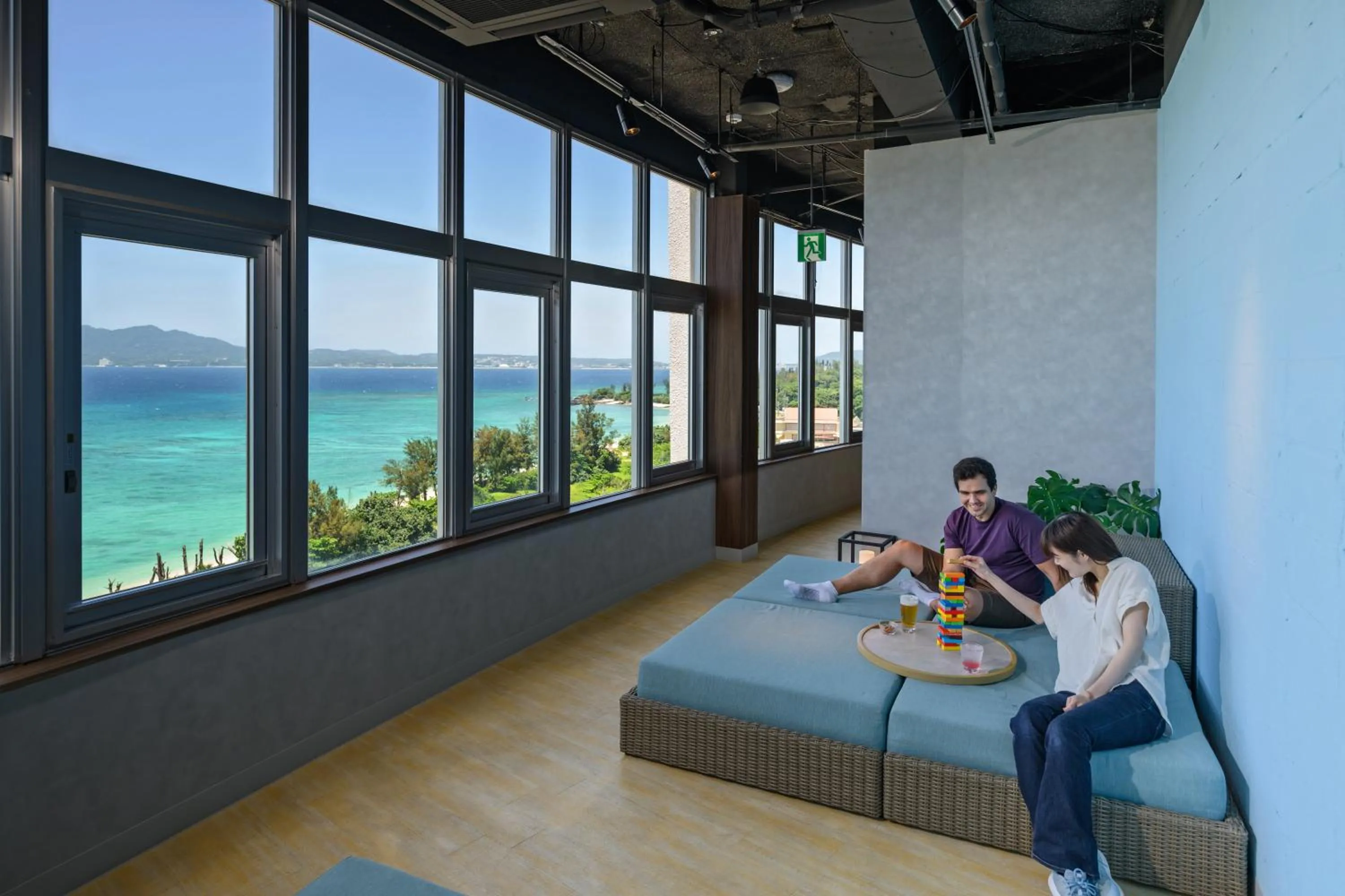 Area and facilities in TWIN LINE HOTEL YANBARU OKINAWA JAPAN Formerly Okinawa Suncoast Hotel