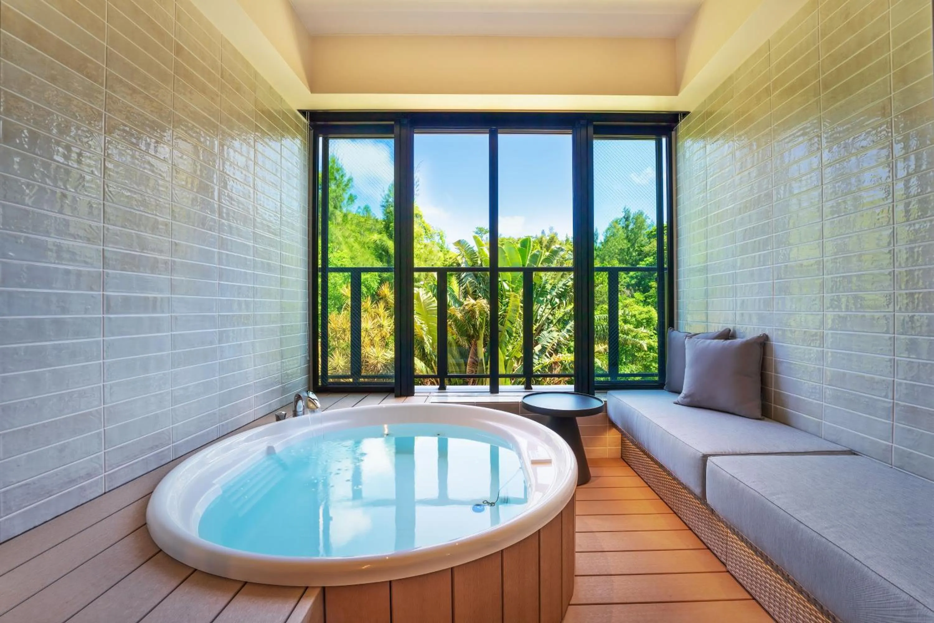 Photo of the whole room in TWIN LINE HOTEL YANBARU OKINAWA JAPAN Formerly Okinawa Suncoast Hotel