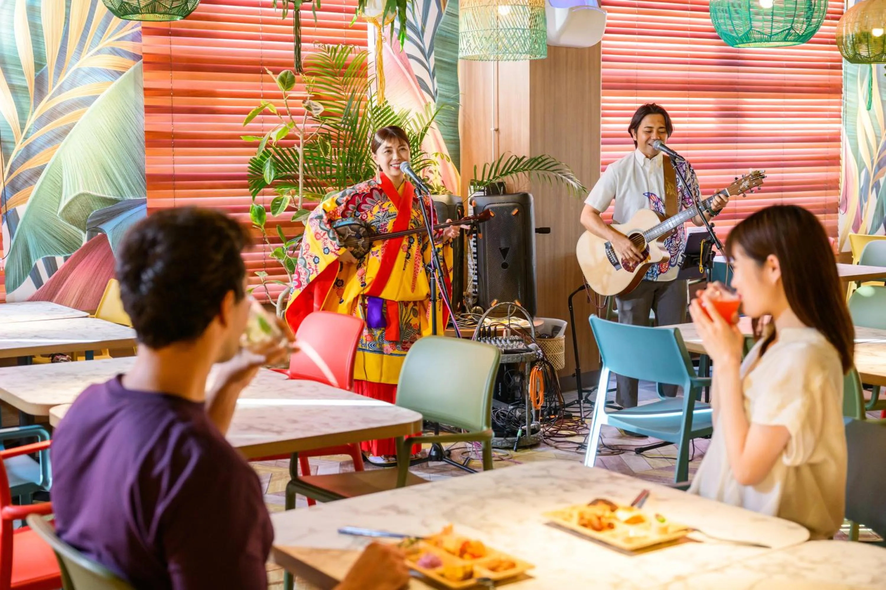 Breakfast in TWIN LINE HOTEL YANBARU OKINAWA JAPAN Formerly Okinawa Suncoast Hotel