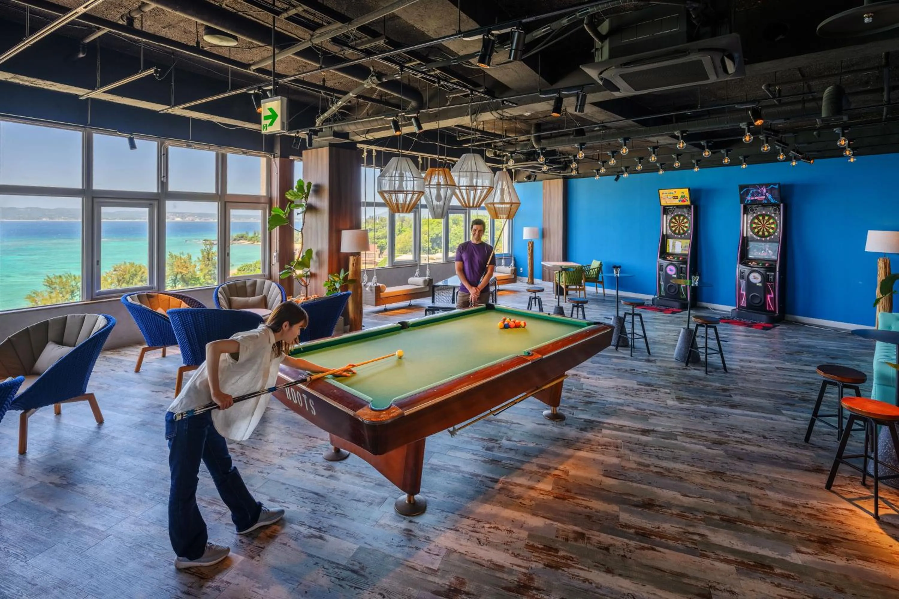 Area and facilities in TWIN LINE HOTEL YANBARU OKINAWA JAPAN Formerly Okinawa Suncoast Hotel