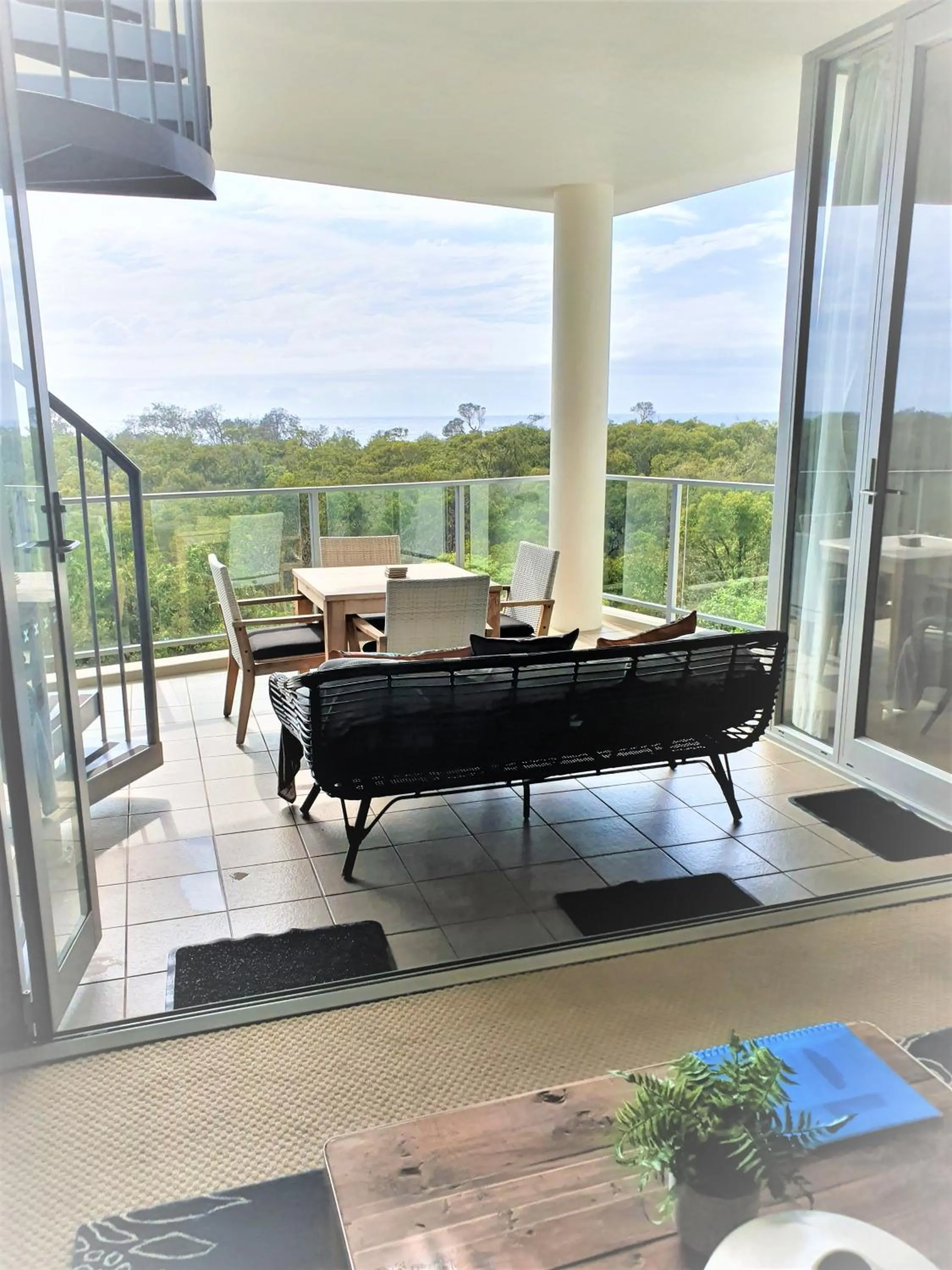 Patio in White Shells Luxury Apartments Marcoola