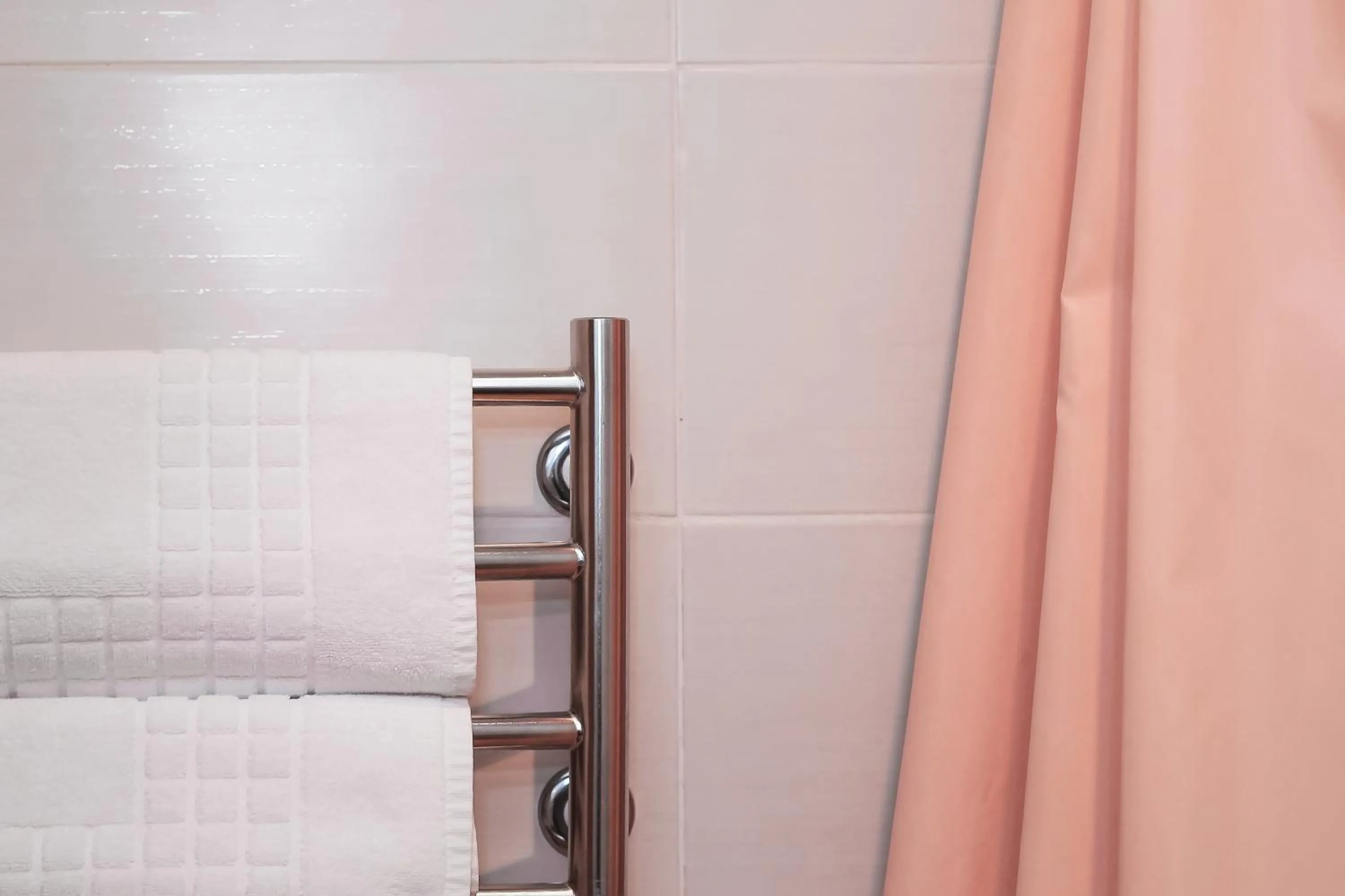 Bathroom, Bed in Hotel Palma