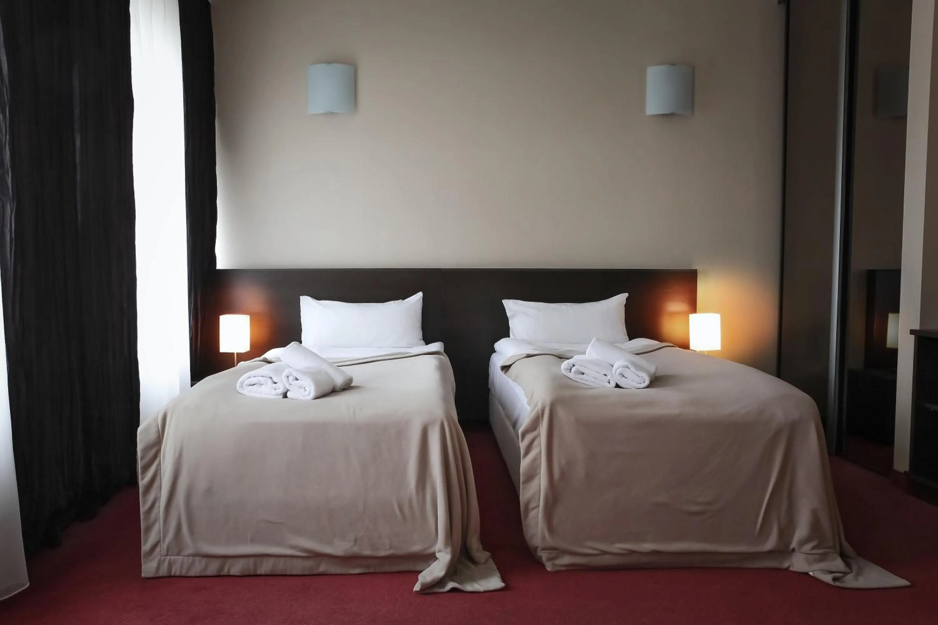 Bed in Hotel Palma