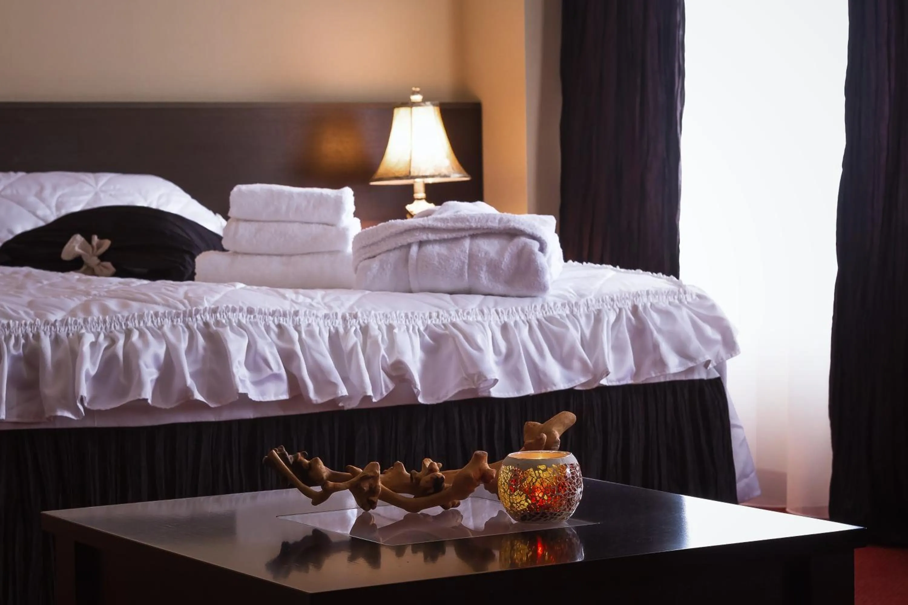 Bed in Hotel Palma