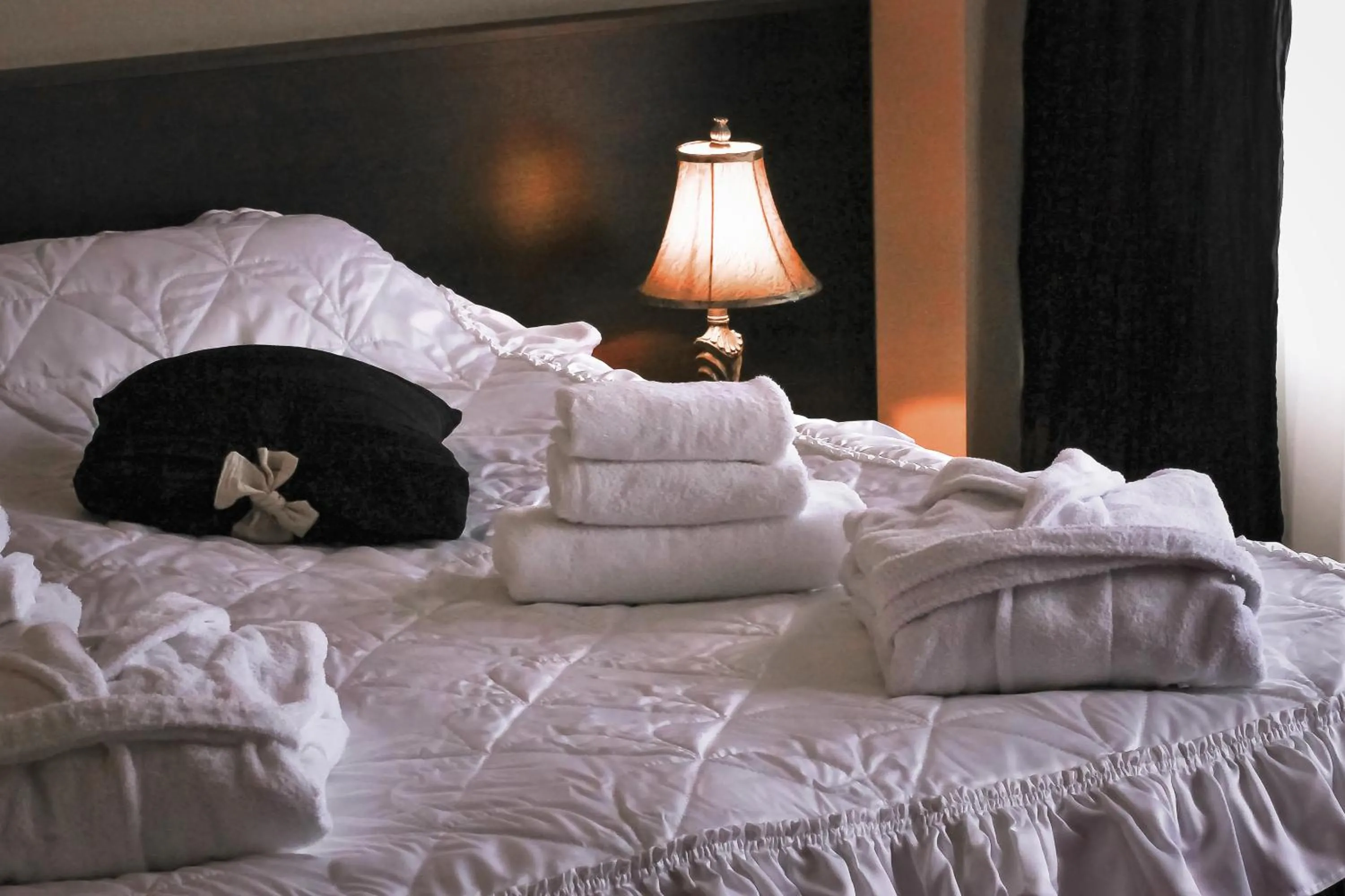 Bed in Hotel Palma